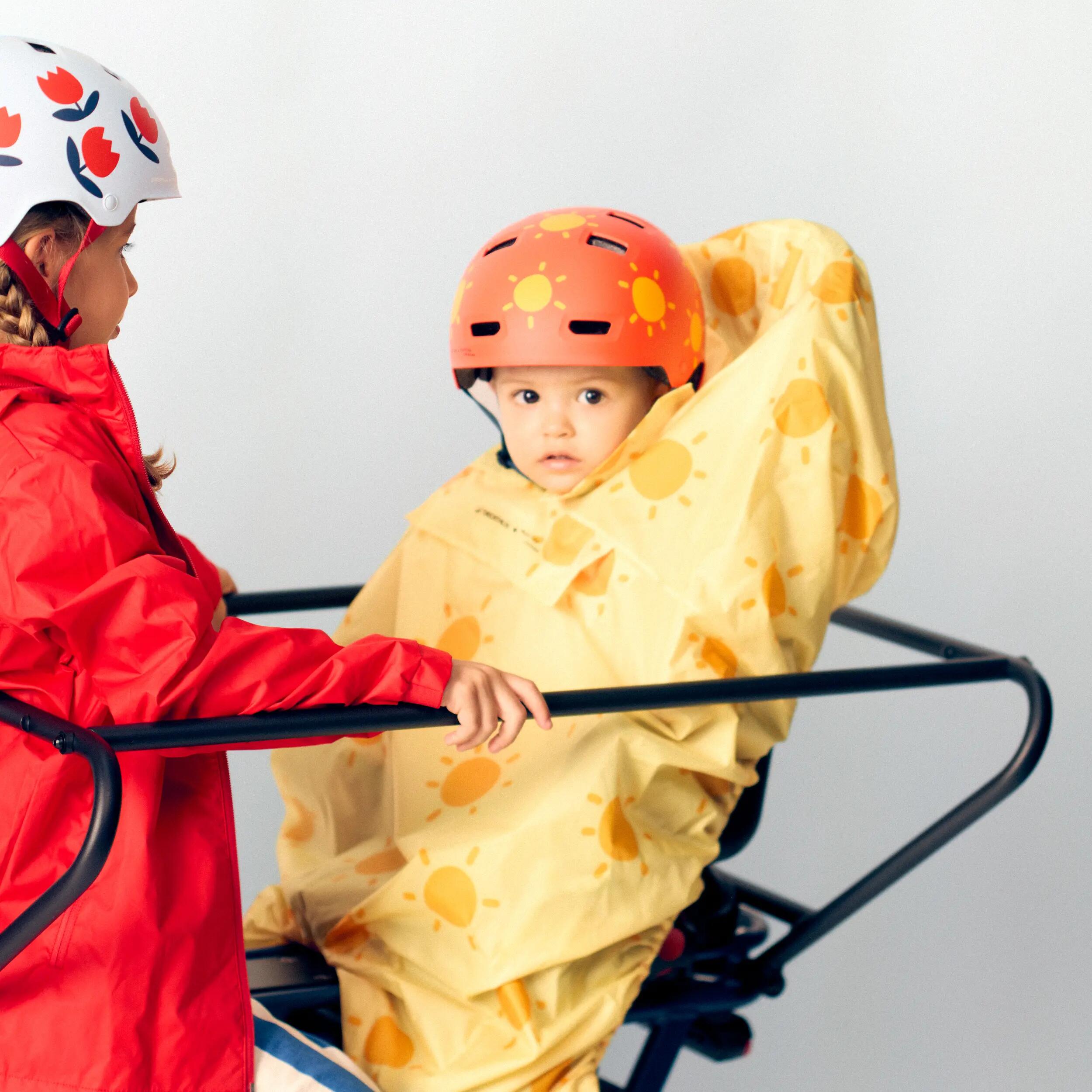 Casque vélo ville bol enfant Mathilde Cabanas X Decathlon Soleils 4/15