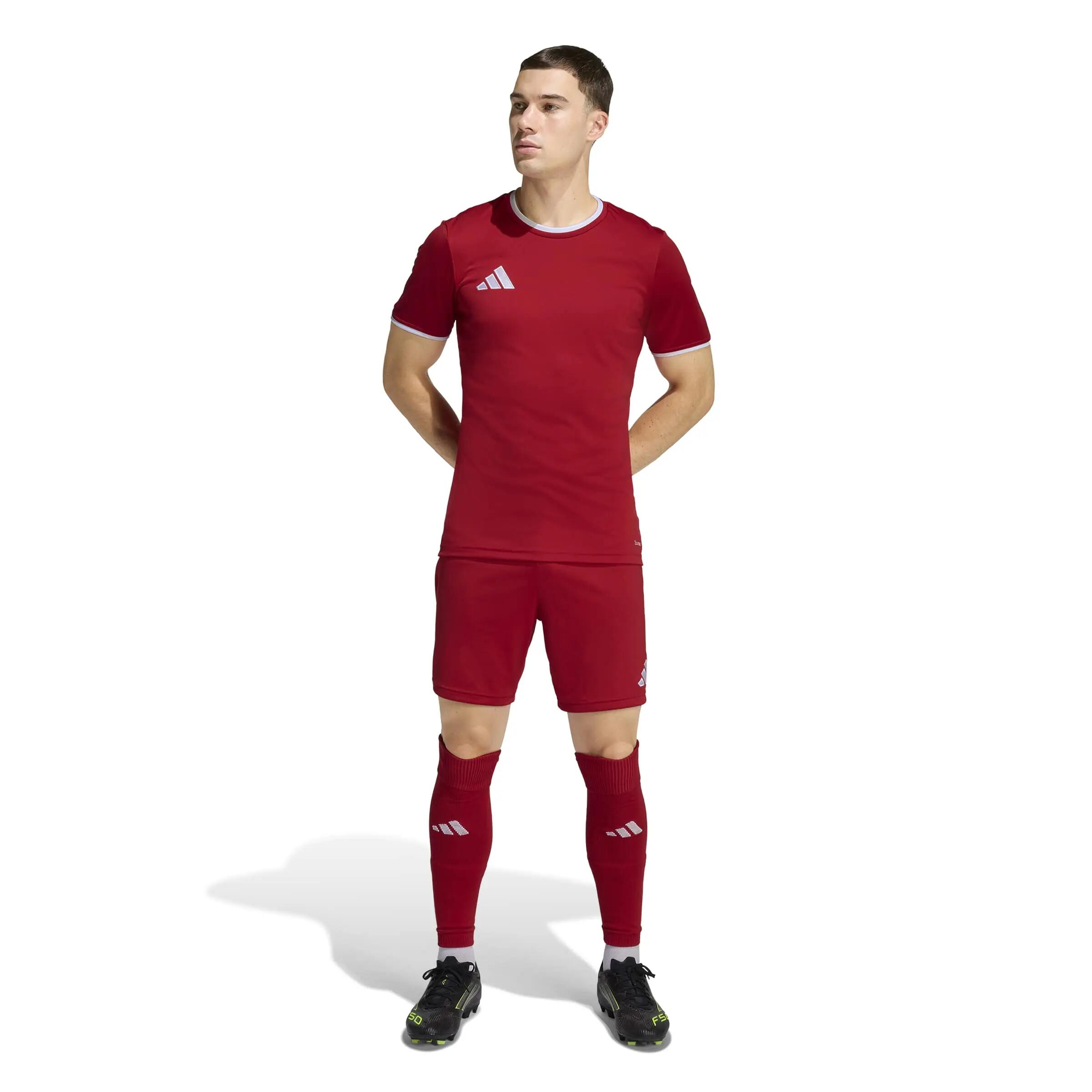 Adidas Entrada Football Jersey Red Adult