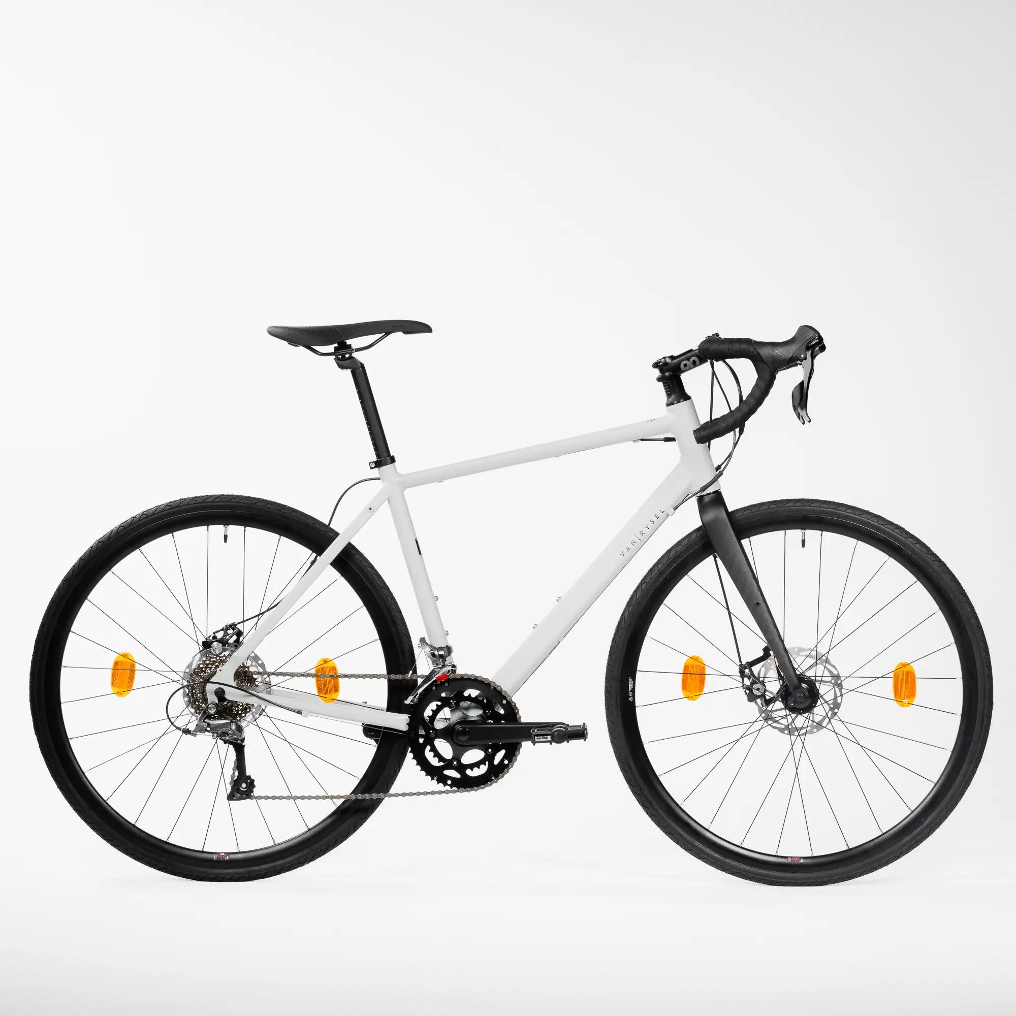 VAN RYSEL RC120 Endurance Road Bike - Shimano Claris, Disc Brakes, Carbon Blade Fork, 2x8 Speed -  1