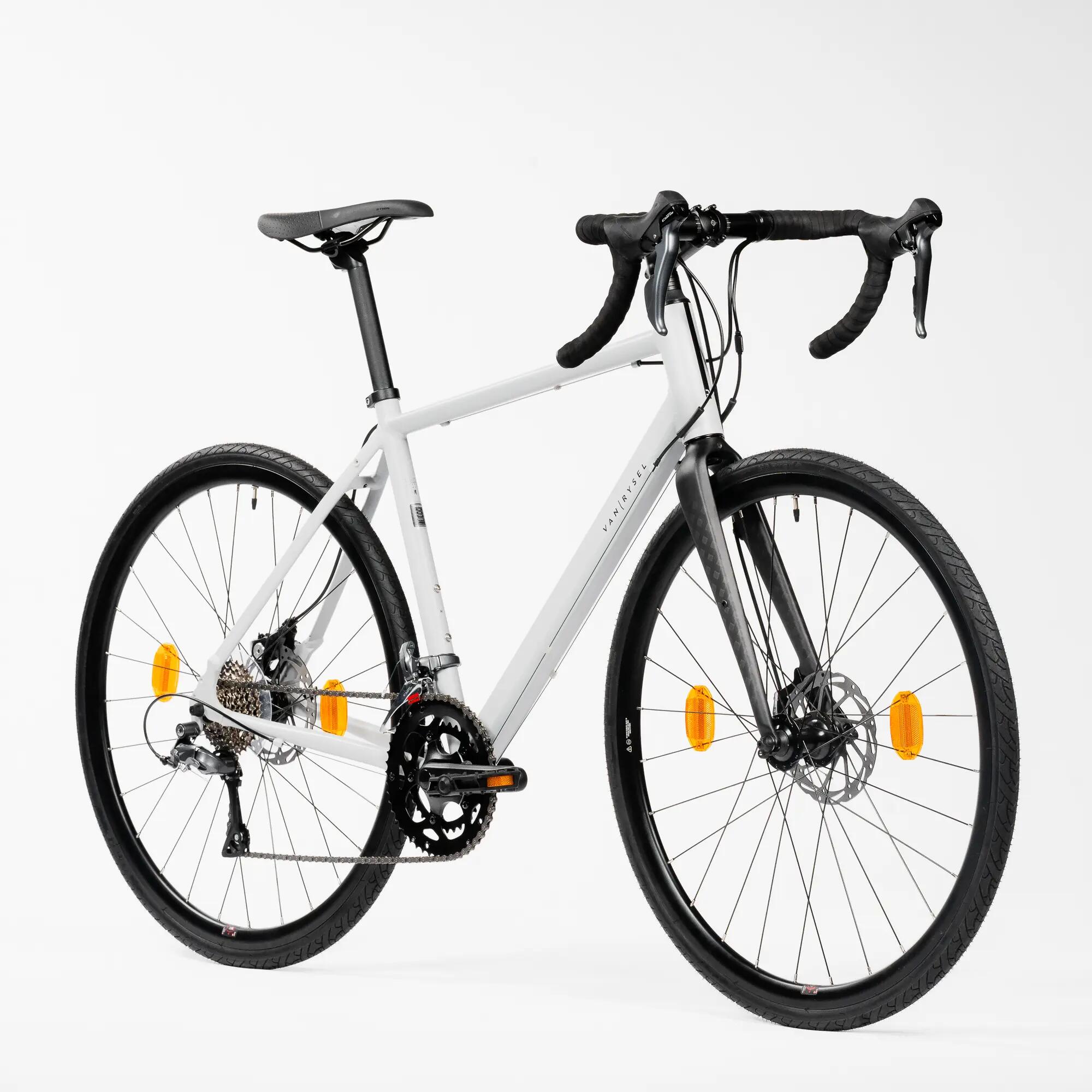 VAN RYSEL RC120 Endurance Road Bike - Shimano Claris, Disc Brakes, Carbon Blade Fork, 2x8 Speed -  2
