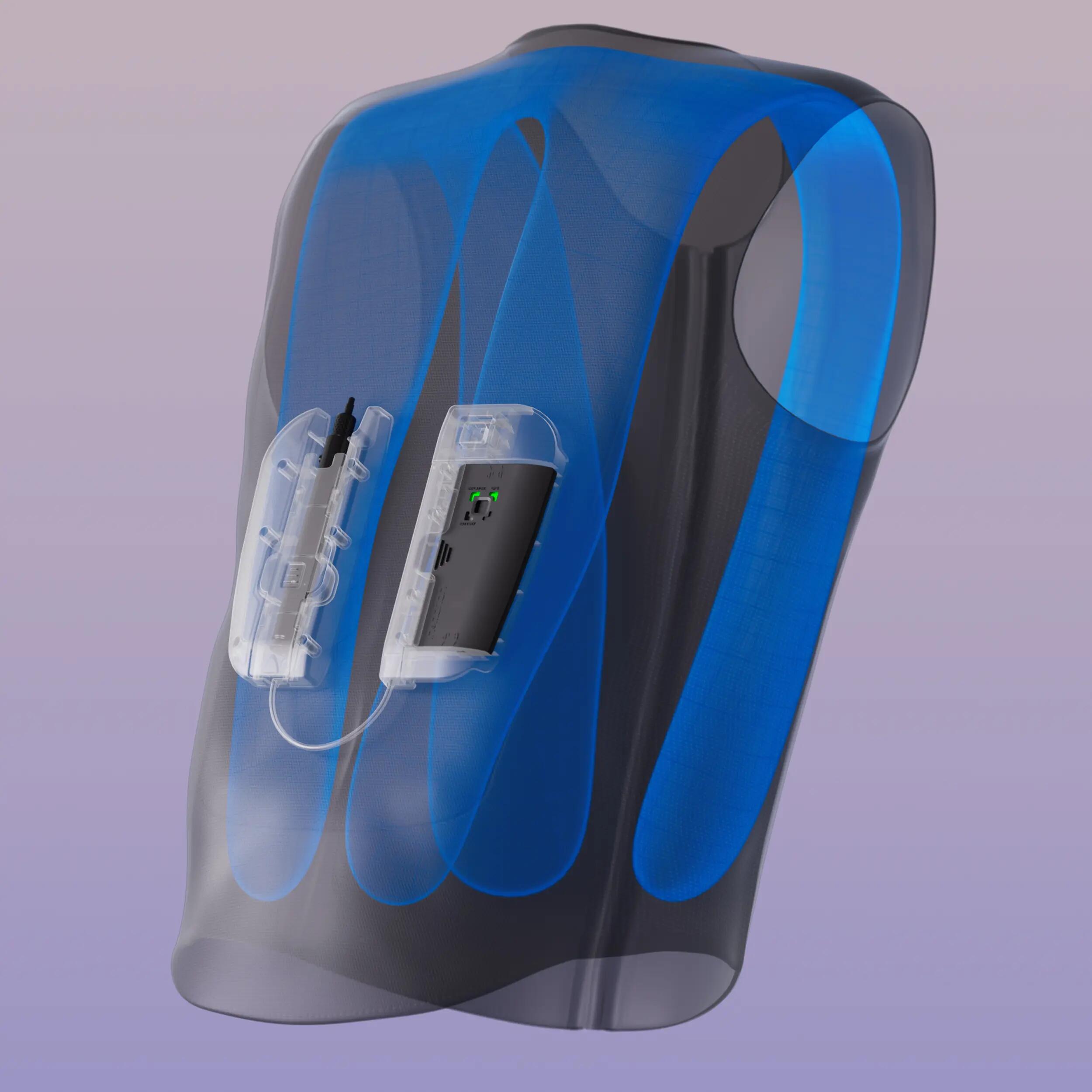 Colete Airbag Eletrónico para Bicicleta e Trotinete Adulto Preto 2/10