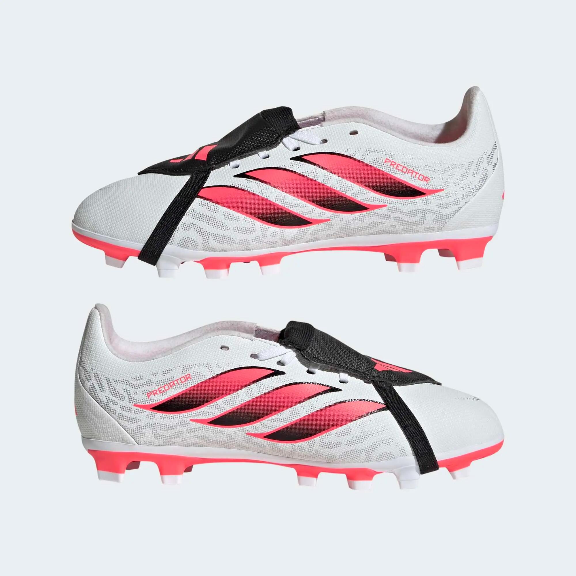 Guayos de fútbol para Niños Adidas Predator FT FG/MG - Blanco 9/12