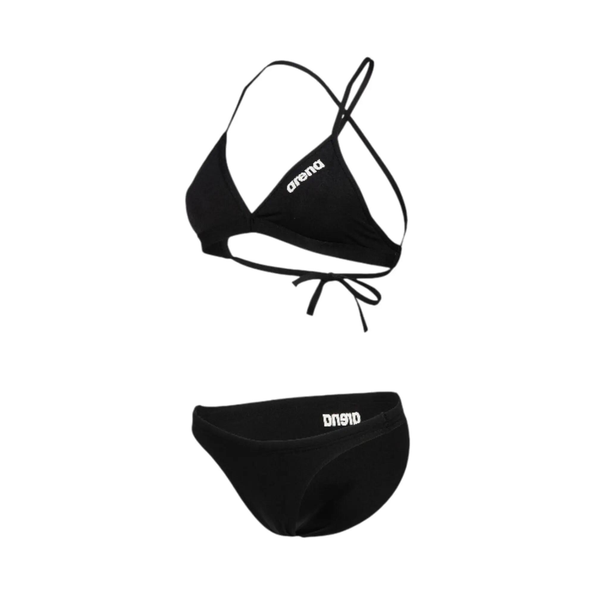 HORNÍ DÍL PLAVEK TOP TIE BLACK 5/6