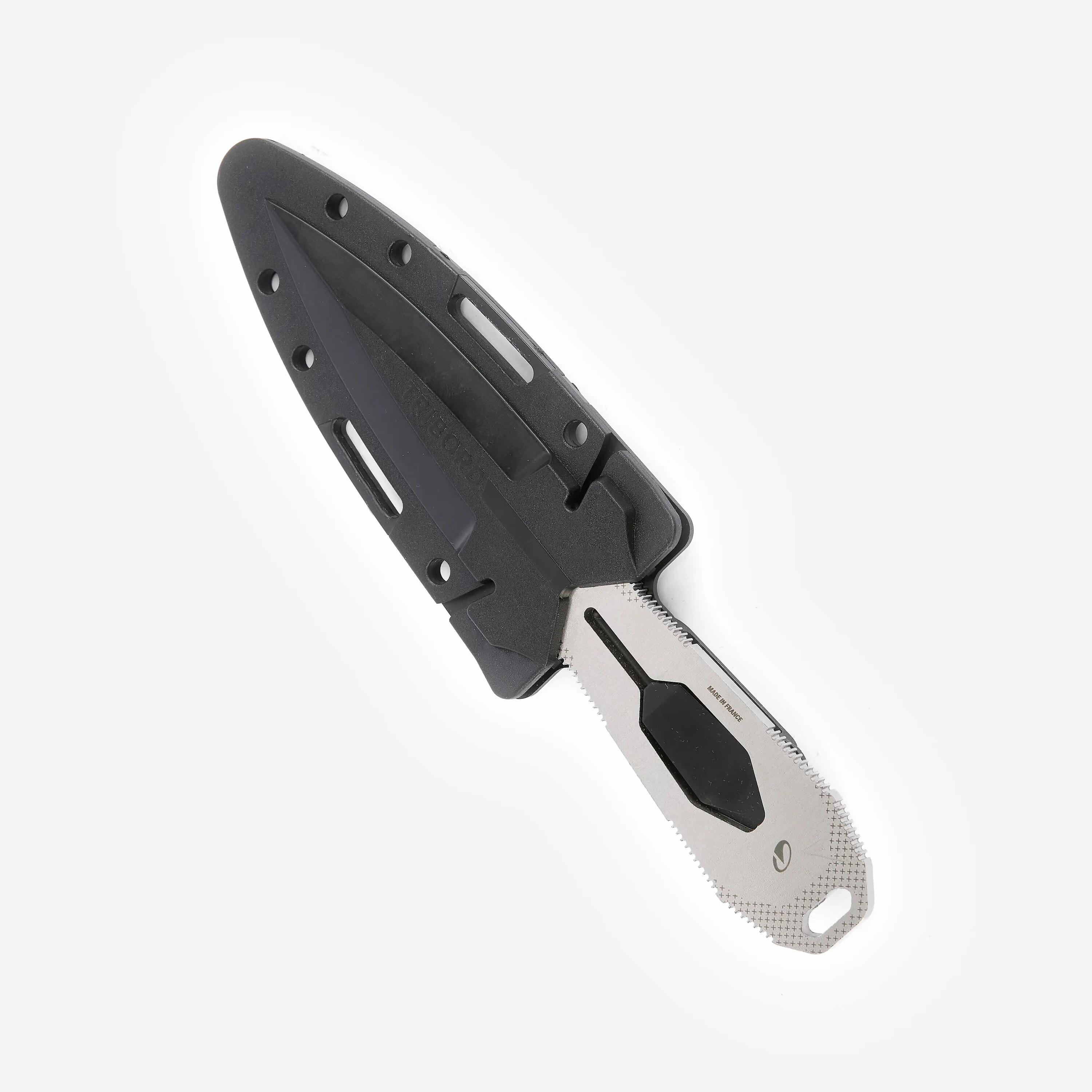 Cuchillo Pesca Submarina SPF Hoja Garantía Vida Anticorrosión 2/7