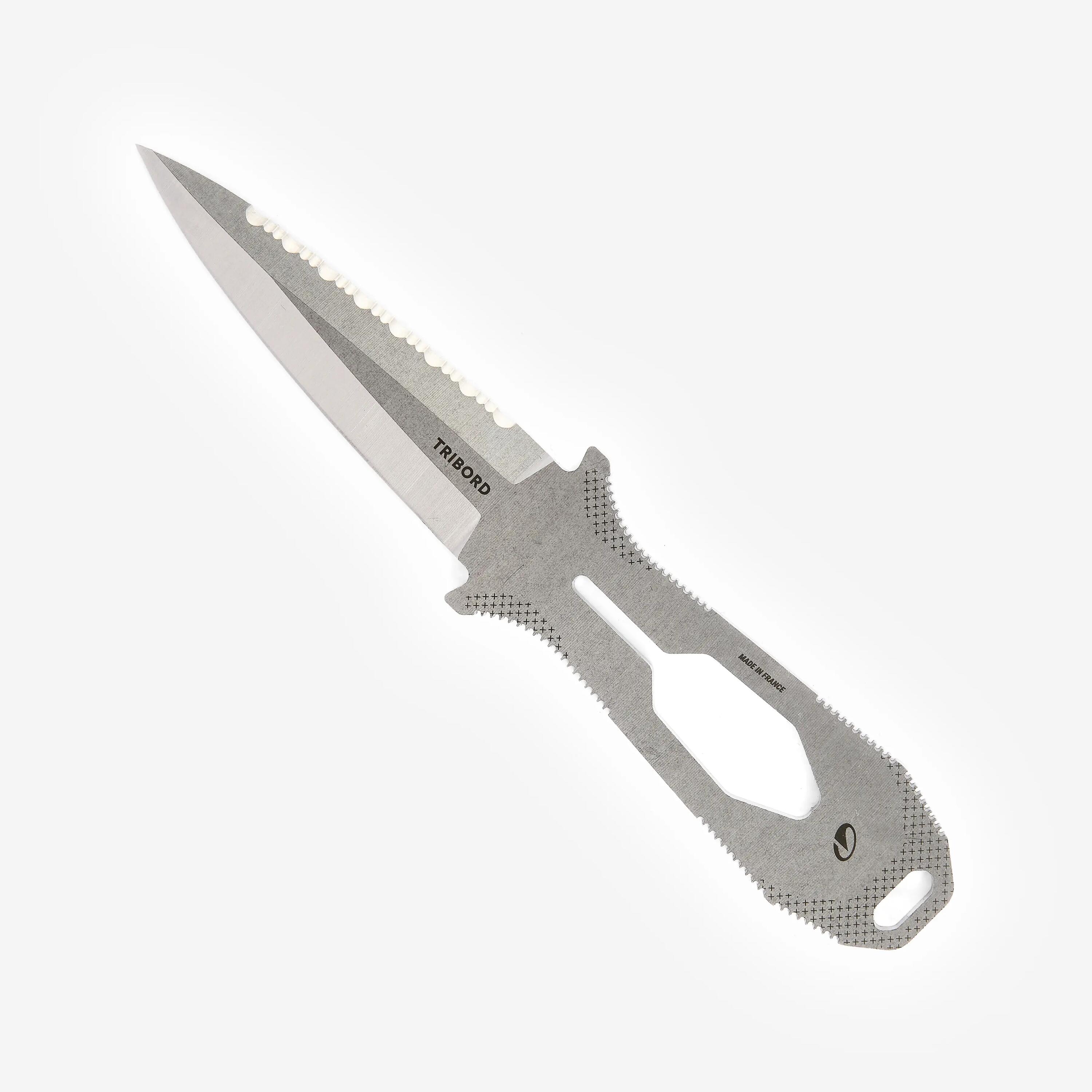 Cuchillo Pesca Submarina SPF Hoja Garantía Vida Anticorrosión 3/7