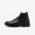 Boots équitation cuir Adulte - 500 noires