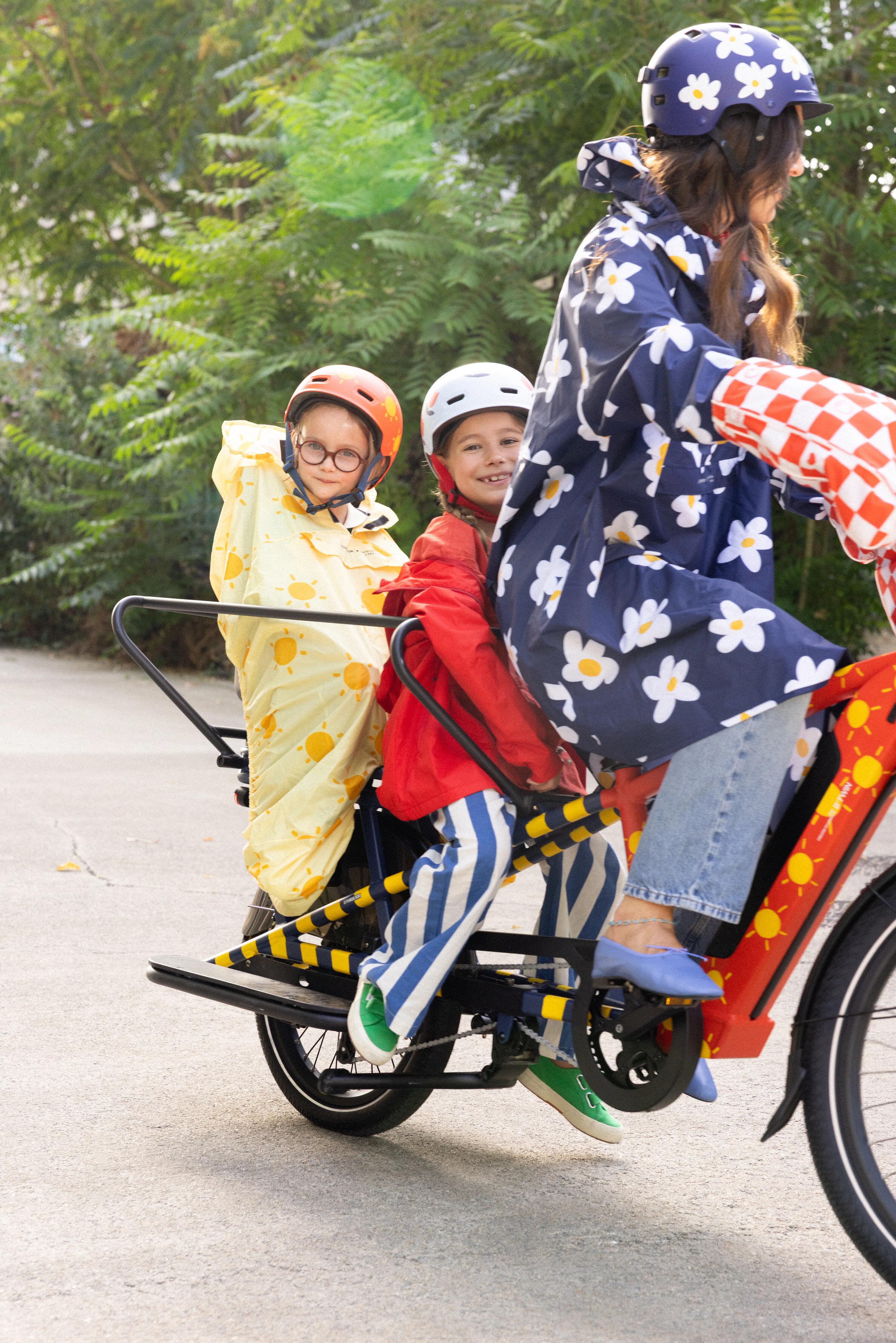 Poncho pluie vélo enfant Mathilde Cabanas X Decathlon 6/7