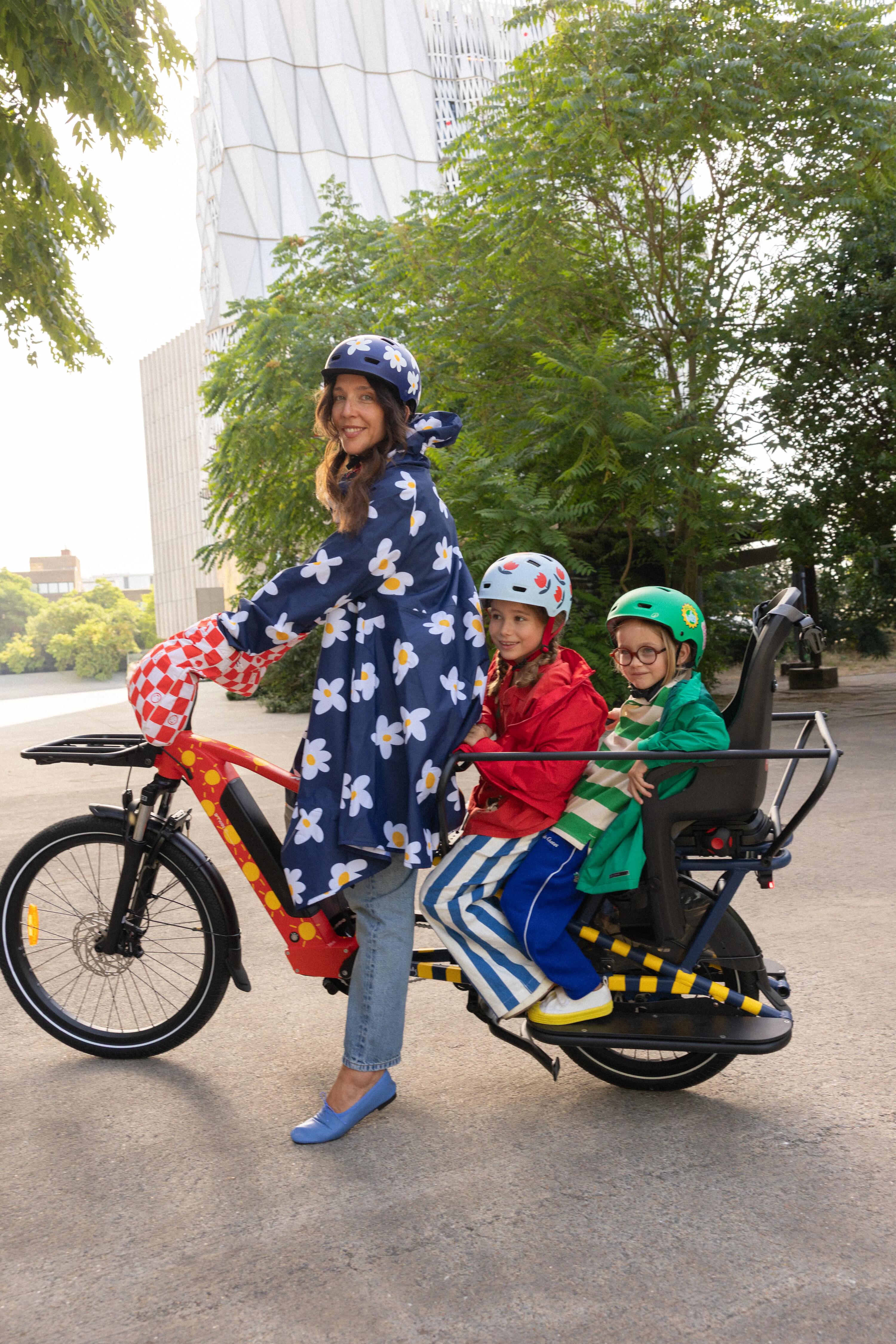Manchons vélo chauds et imperméables Mathilde Cabanas X Decathlon 10/11