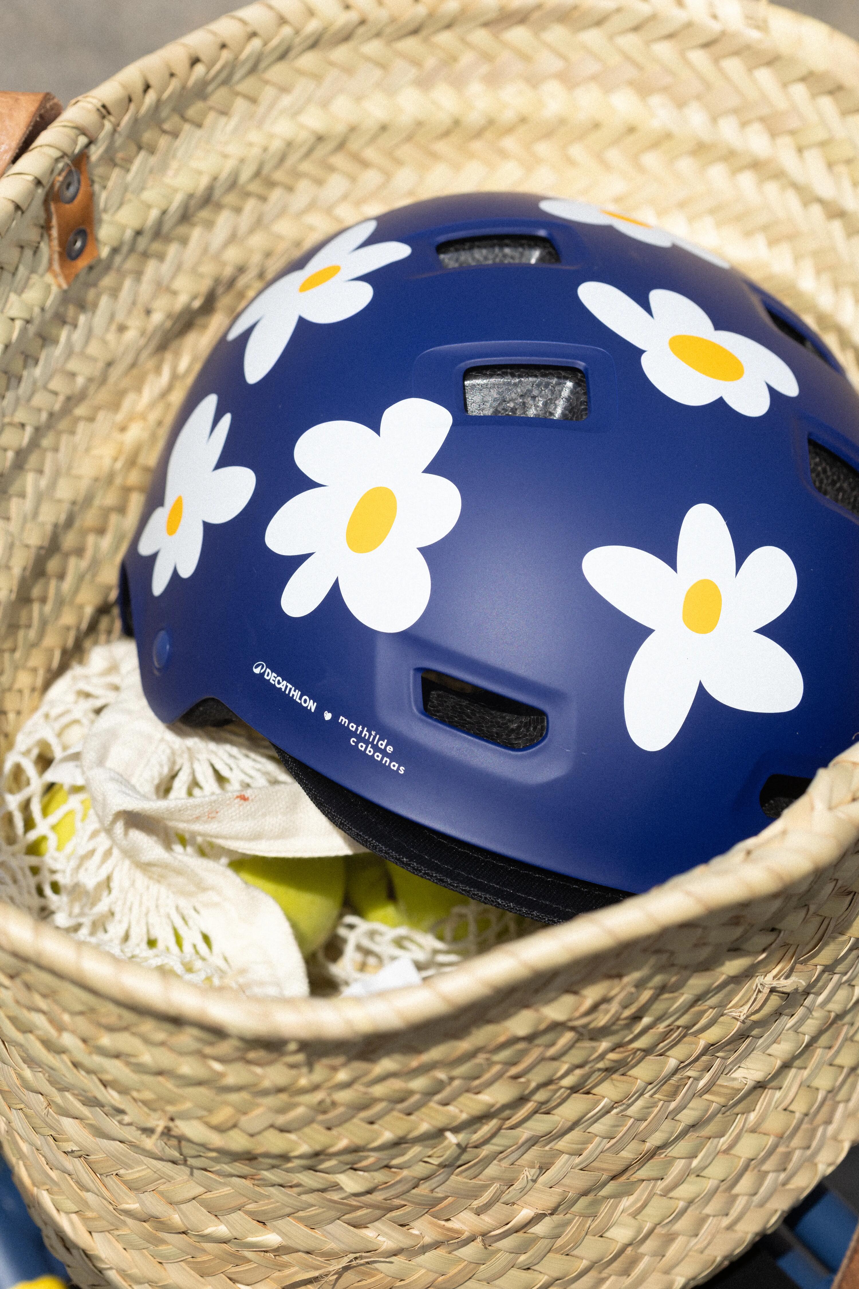 Casque vélo ville bol Mathilde Cabanas X Decathlon 14/16