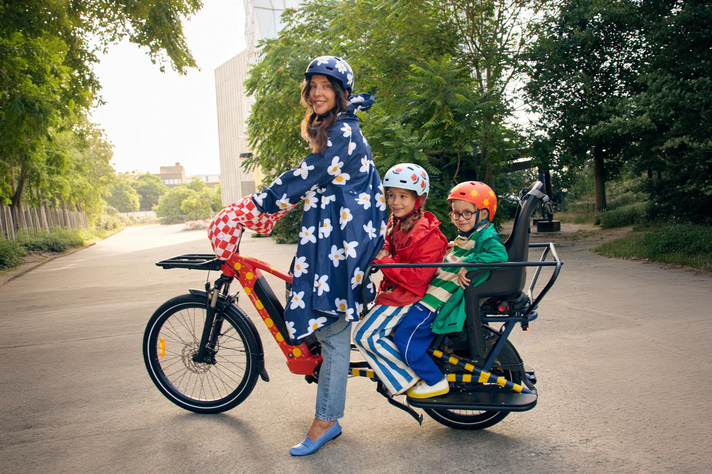 Poncho pluie vélo Mathilde Cabanas X Decathlon 10/14