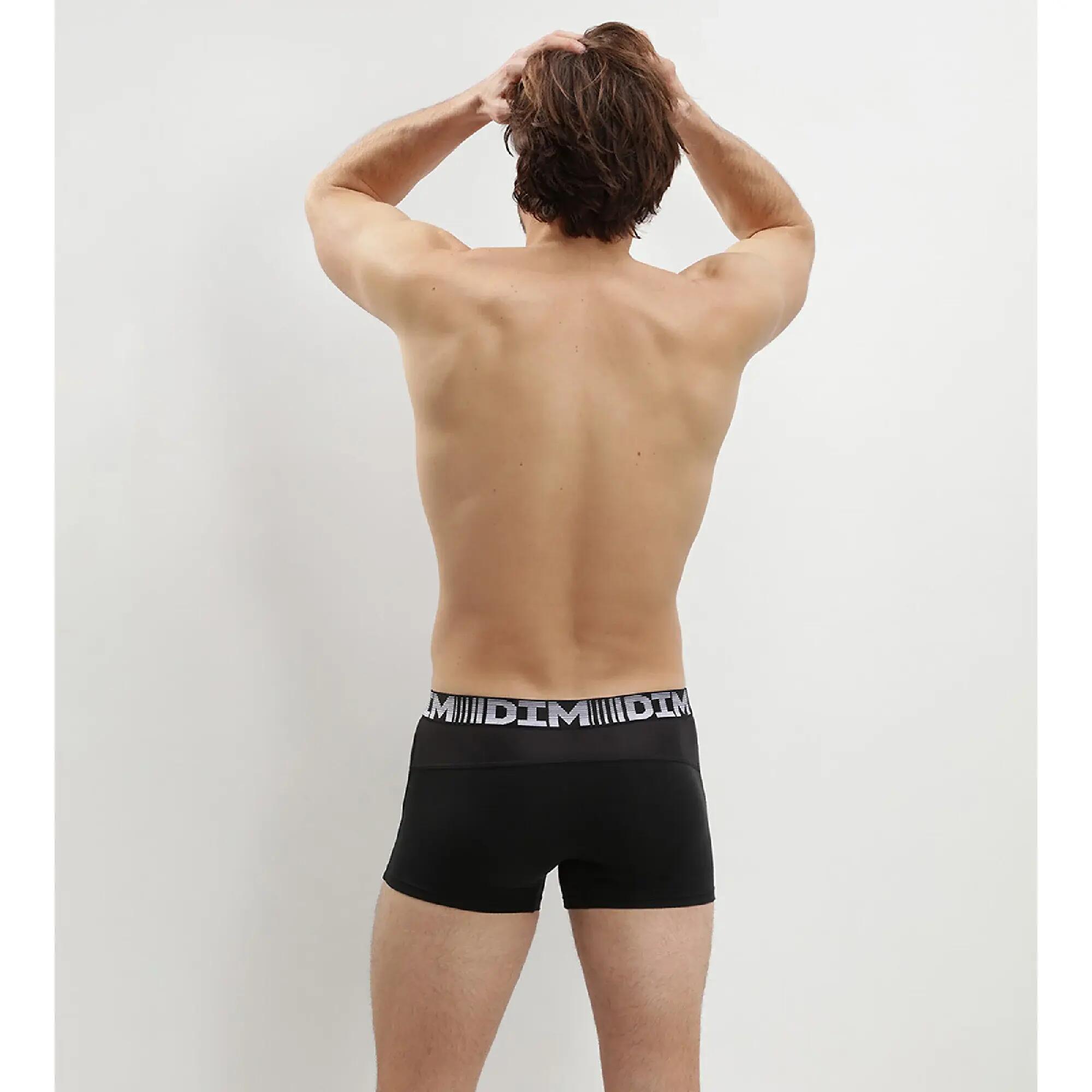 LOT DE 2 BOXERS 3D FLEX NOIR GRIS 3/3