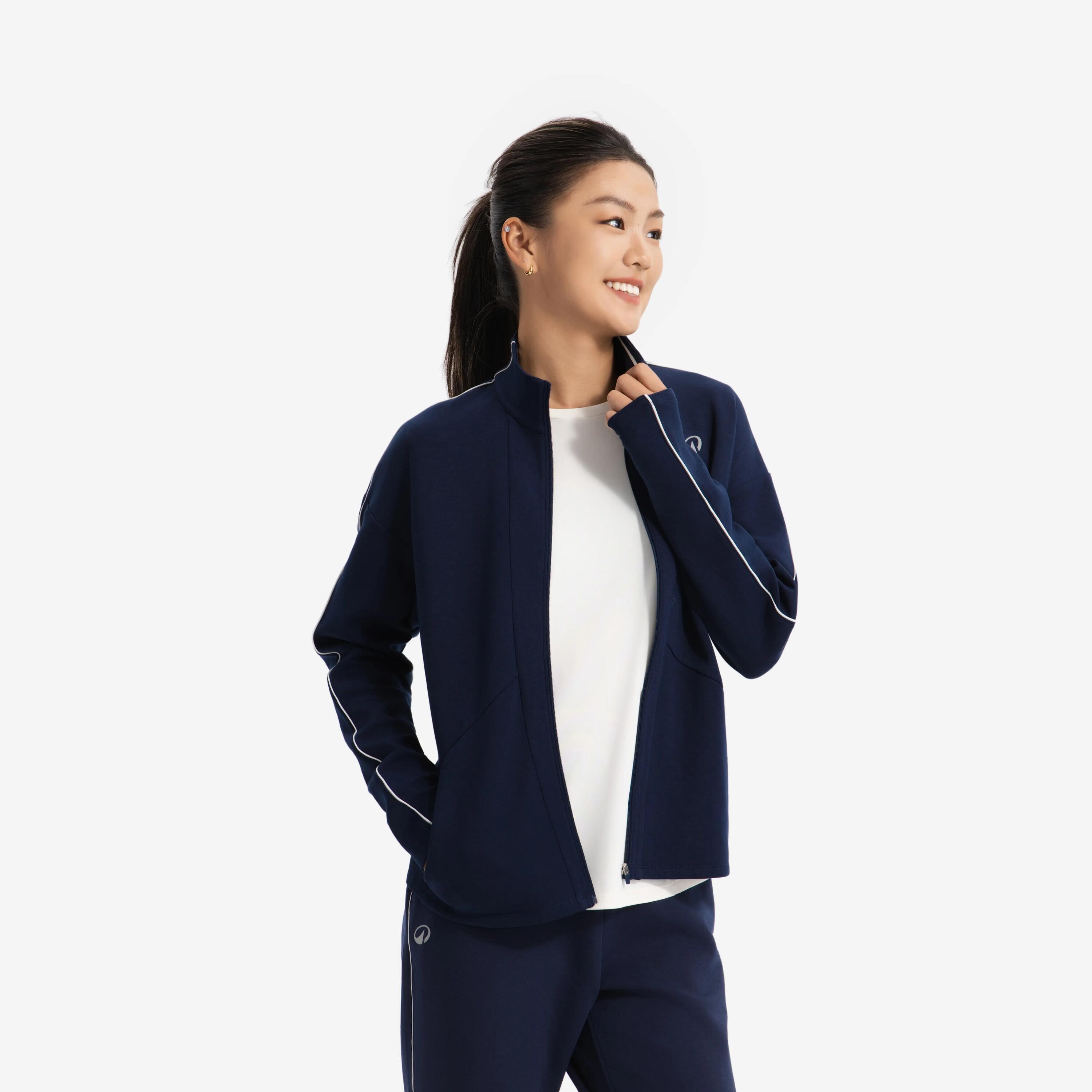 Thermo-Tennisjacke für Damen, TPA TH, Blau 6/28