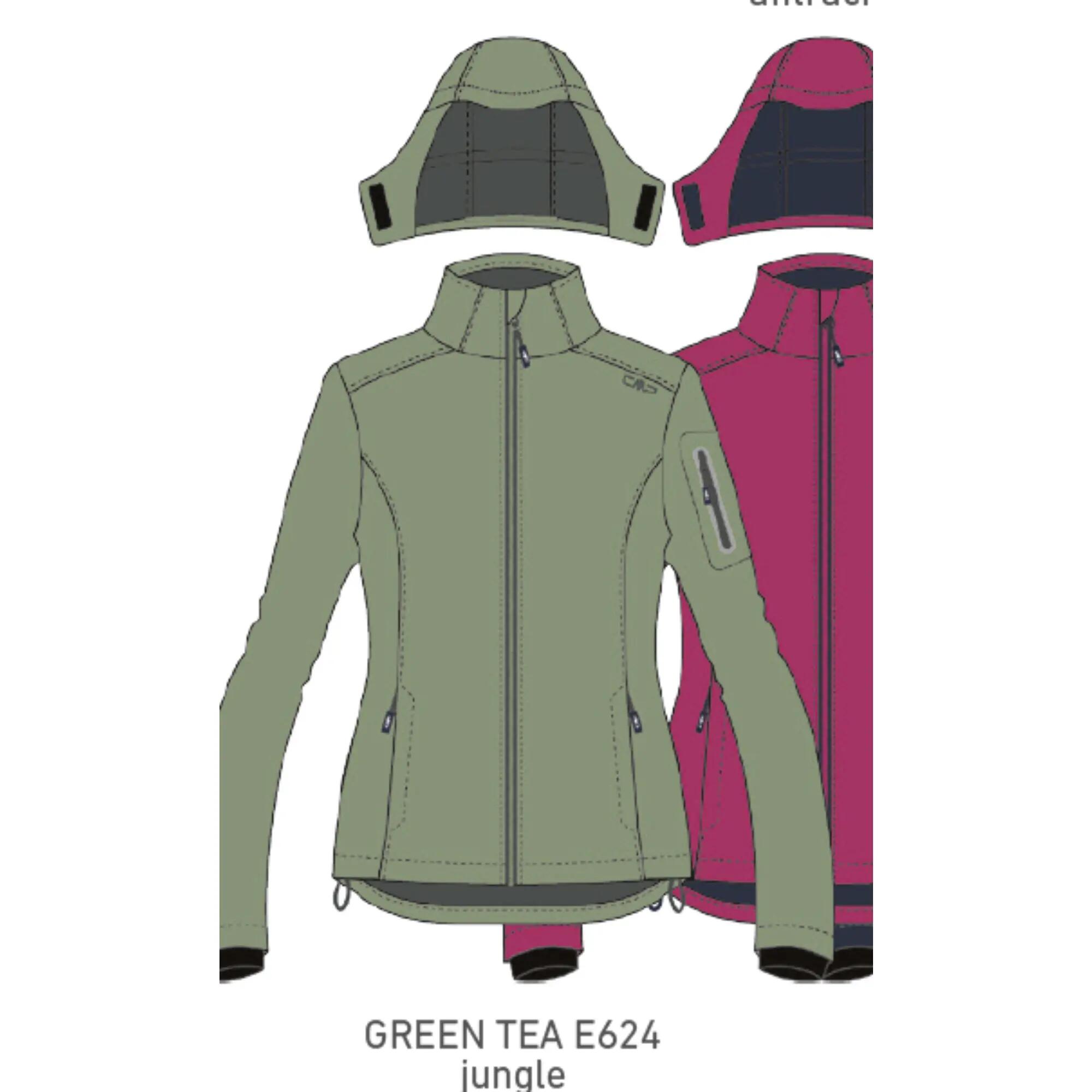 Kurtka Damska Softshell GREEN 4/4