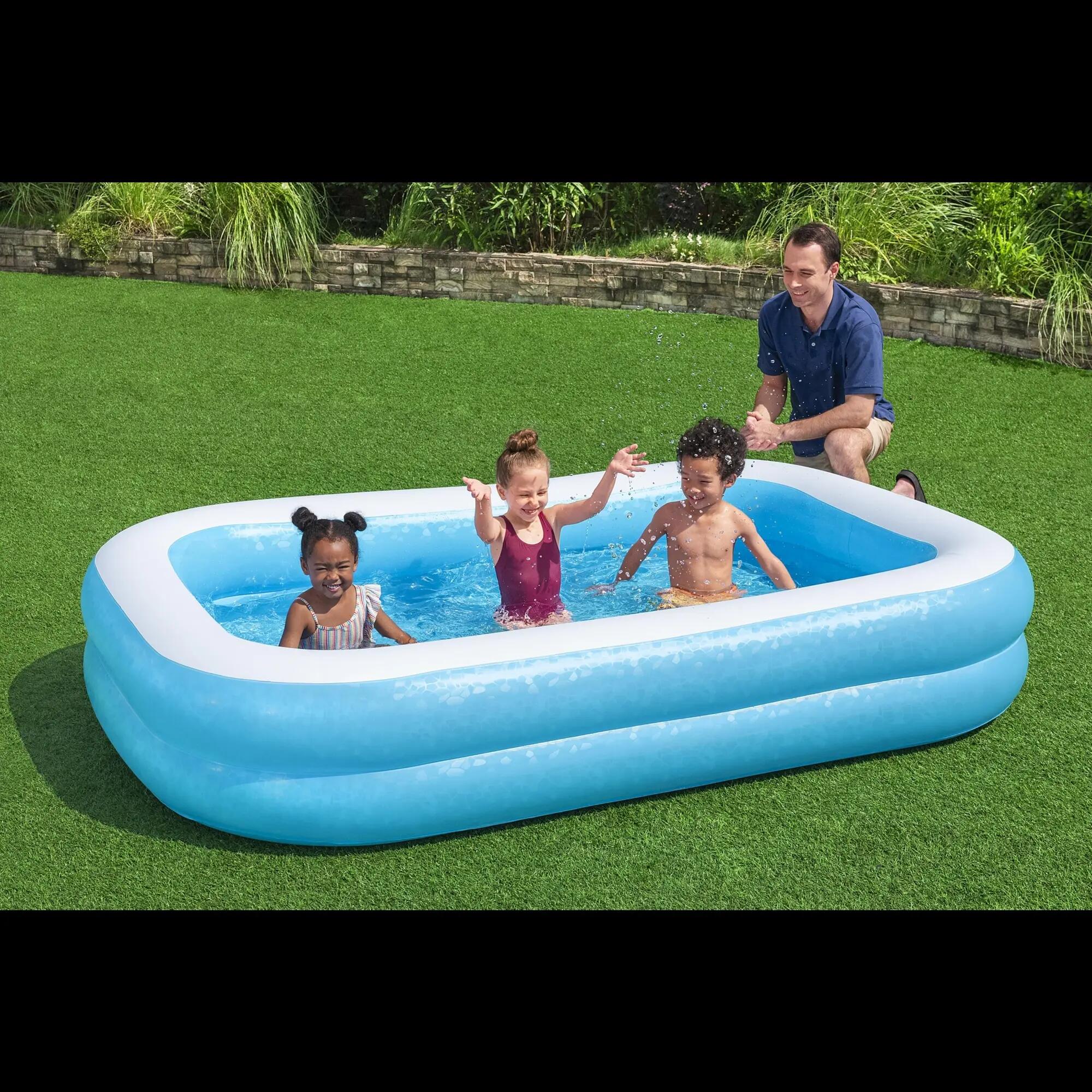 Aufblasbarer Pool 2,62 m × 1,75 m × 51 cm Bestway - blau  5/7