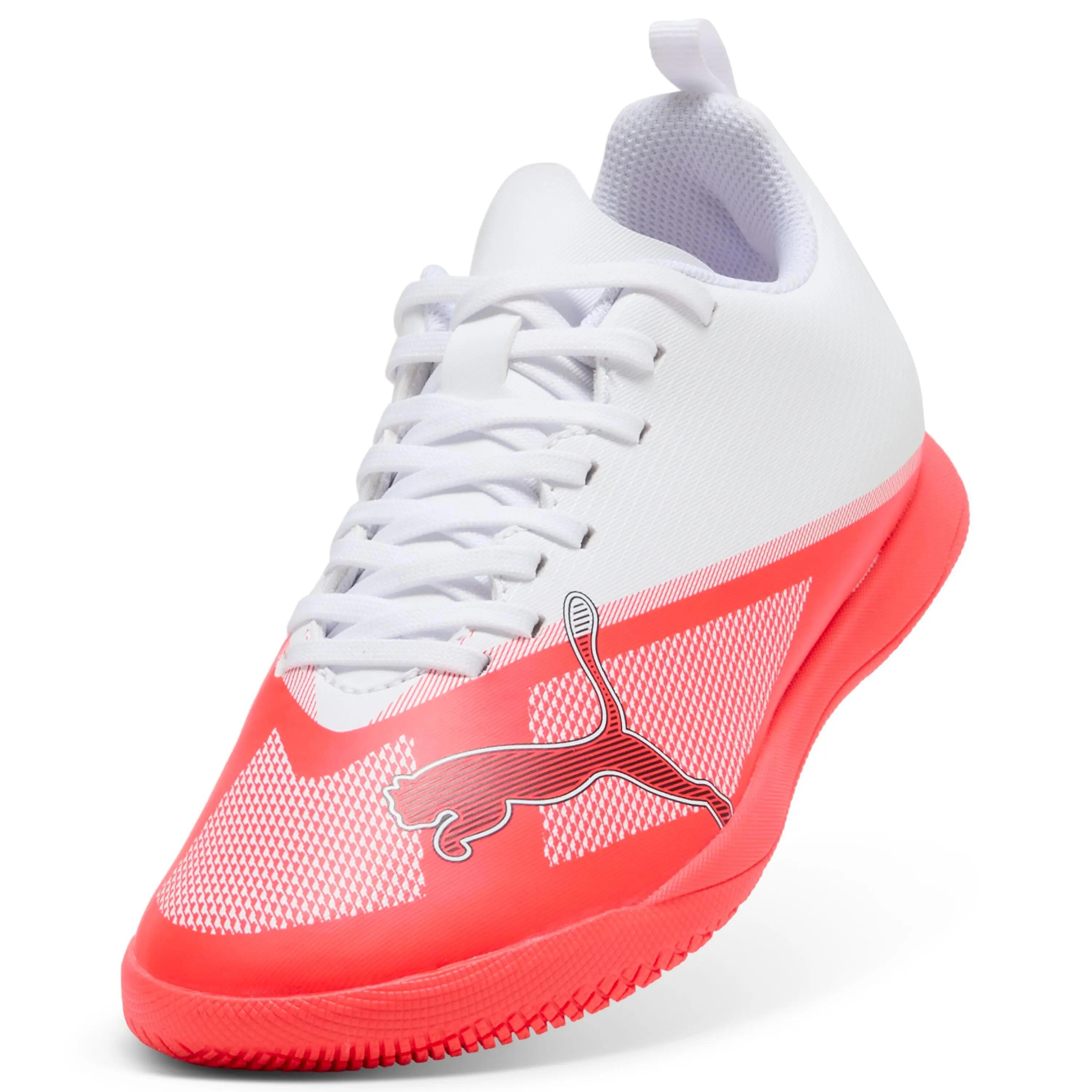Buty dla dzieci do piłki nożnej halówki PUMA ULTRA 7 PLAY IT Jr Ultra Red-black 4/6