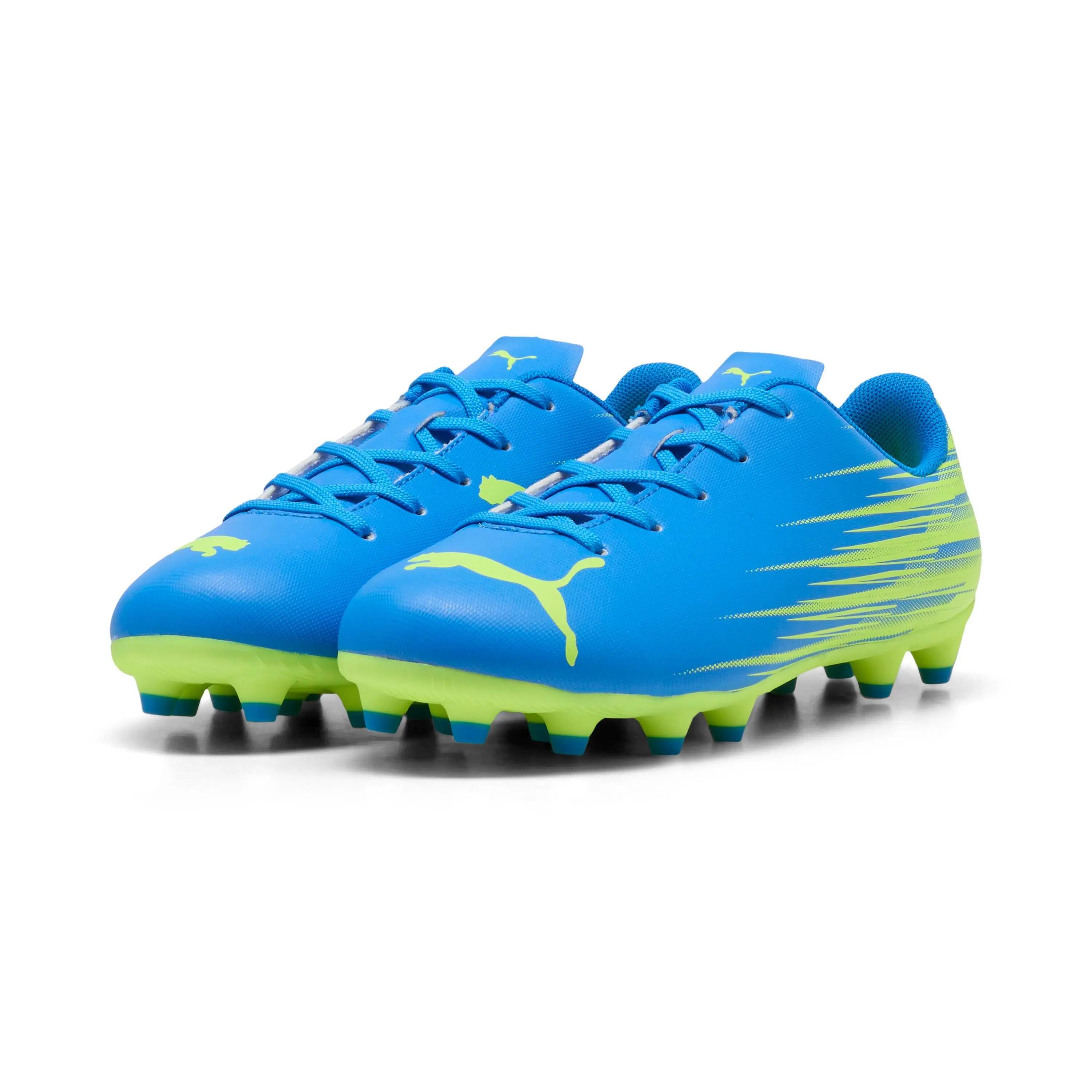 Korki PUMA ATTACANTO II FG/AG Jr Ultra Blue-Lime Sq 6/6