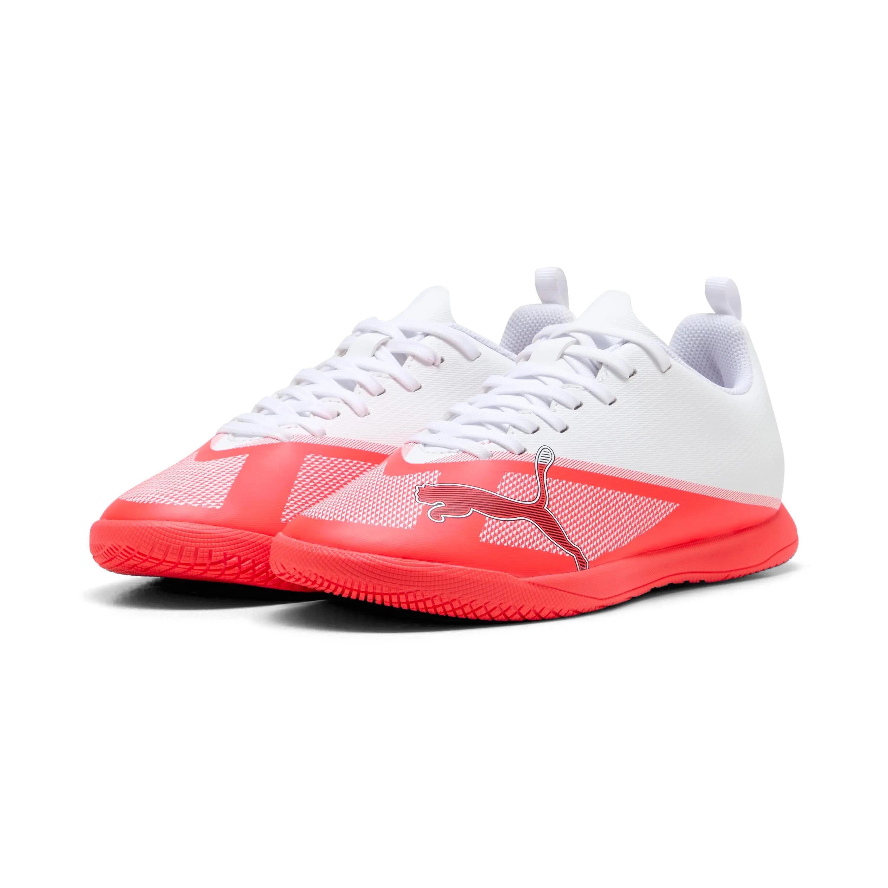 Buty dla dzieci do piłki nożnej halówki PUMA ULTRA 7 PLAY IT Jr Ultra Red-black 6/6