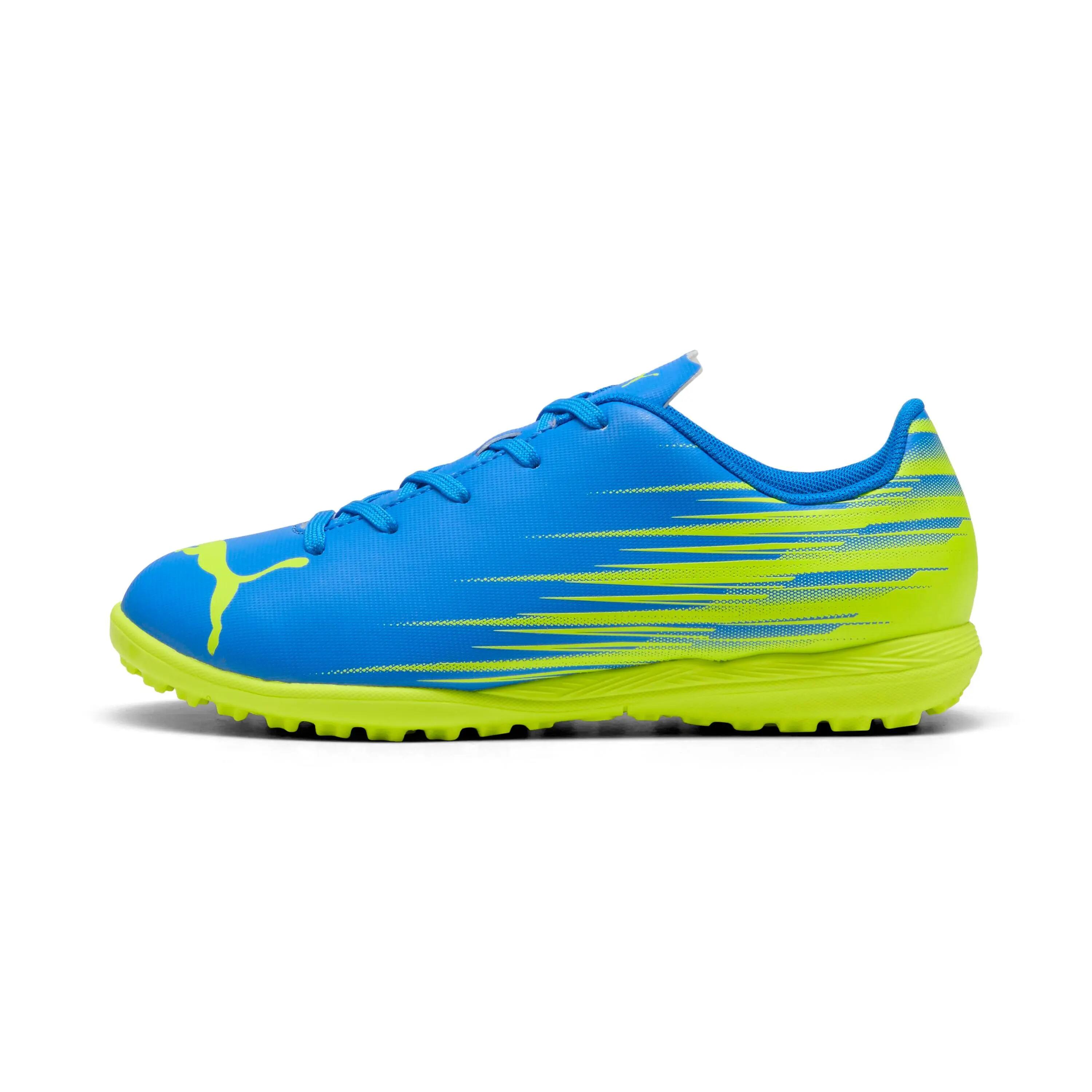 Buty do piłki noznej Turfy PUMA ATTACANTO II TT Jr Ultra Blue-Lime Squee 2/6