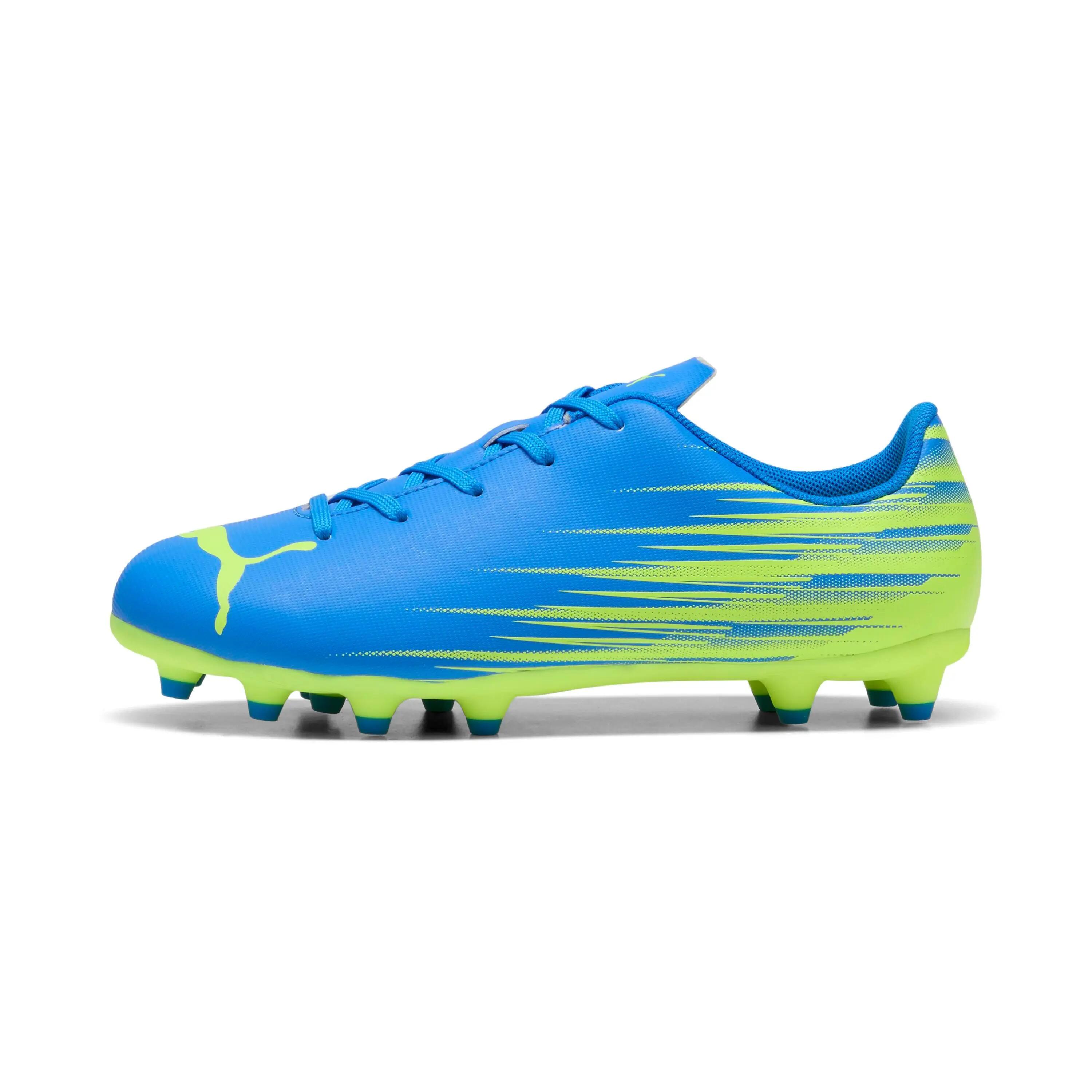 Korki PUMA ATTACANTO II FG/AG Jr Ultra Blue-Lime Sq 2/6
