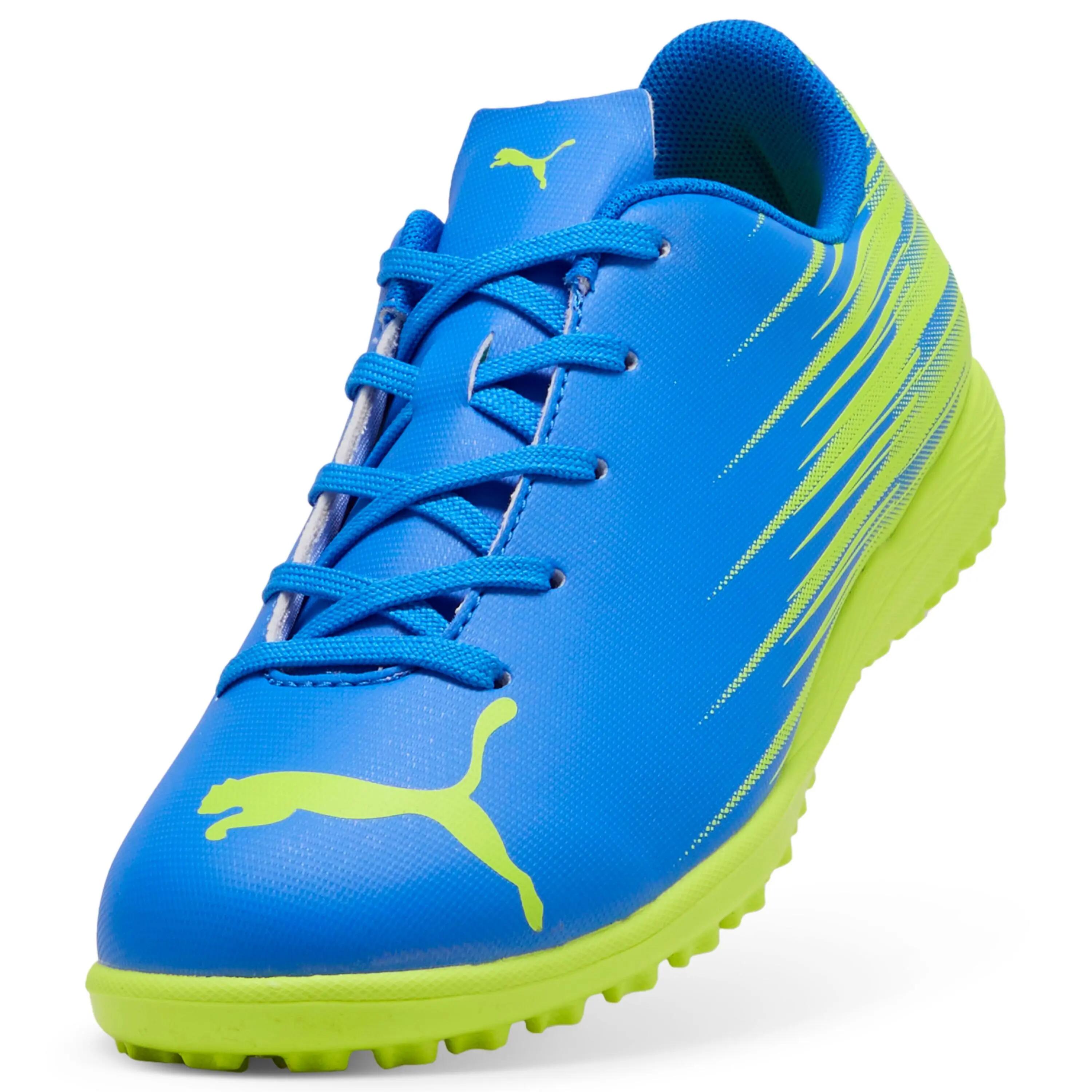 Buty do piłki noznej Turfy PUMA ATTACANTO II TT Jr Ultra Blue-Lime Squee 4/6