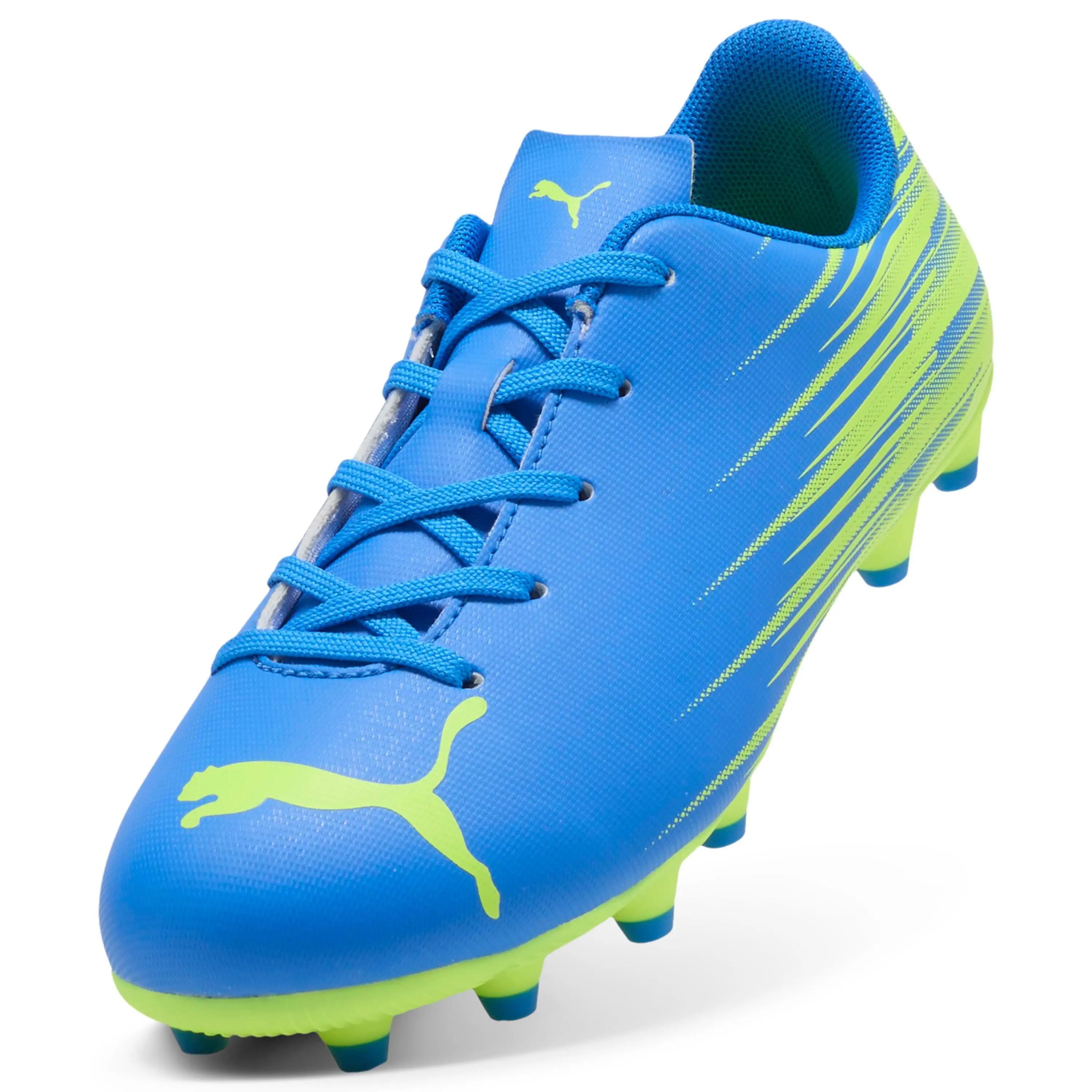 Korki PUMA ATTACANTO II FG/AG Jr Ultra Blue-Lime Sq 4/6