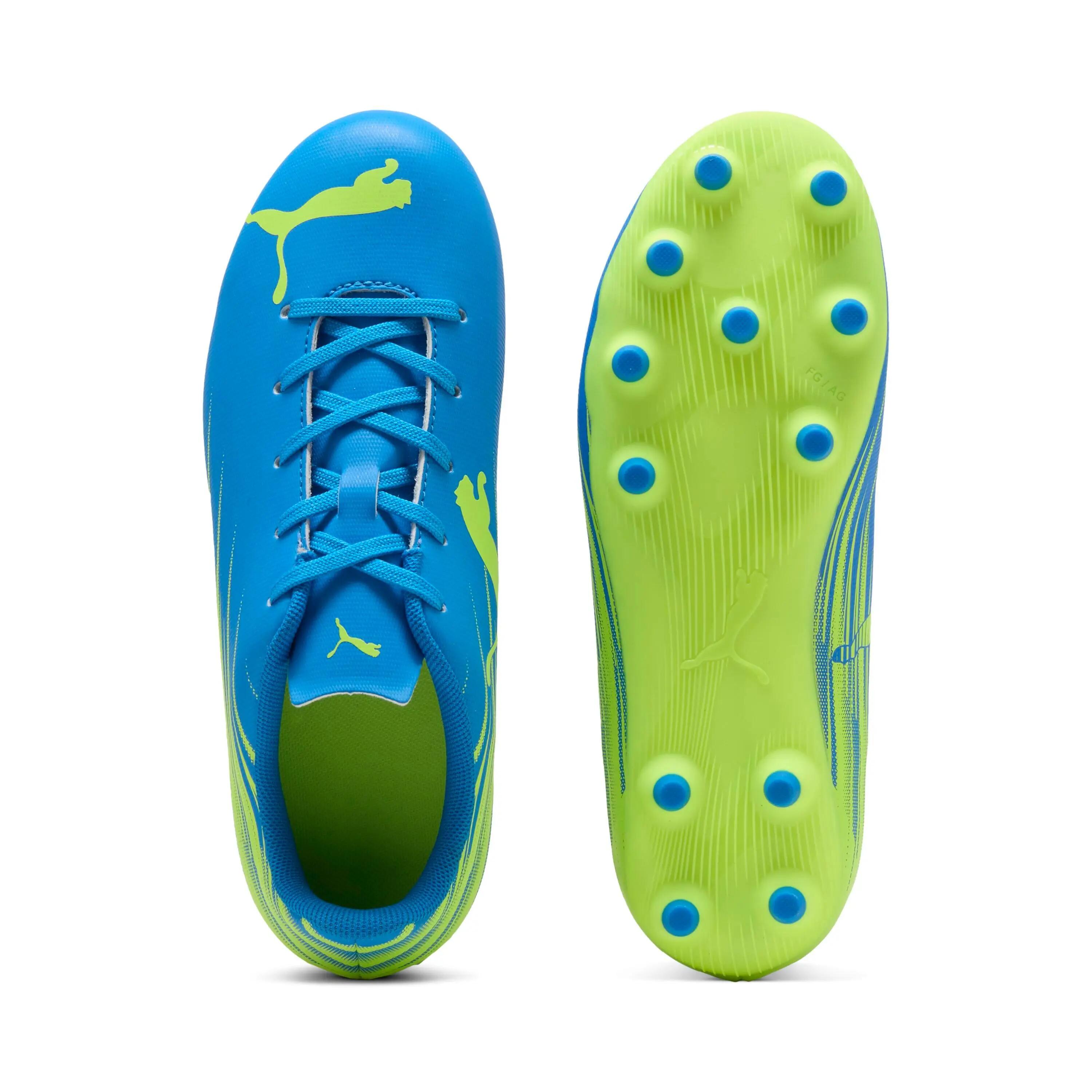 Korki PUMA ATTACANTO II FG/AG Jr Ultra Blue-Lime Sq 3/6