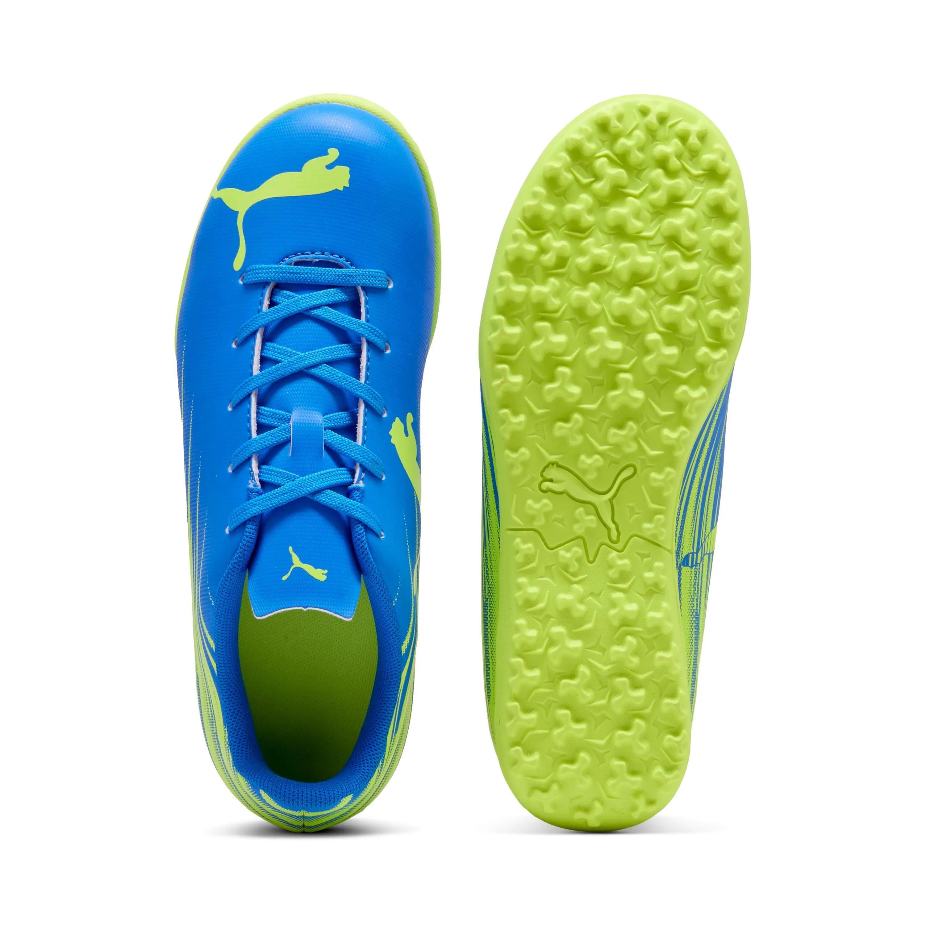 Buty do piłki noznej Turfy PUMA ATTACANTO II TT Jr Ultra Blue-Lime Squee 3/6