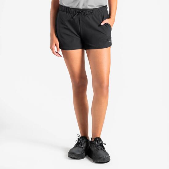 Short menstruel de running & trail respirant Femme, Kiprun Run 500 Dry noir