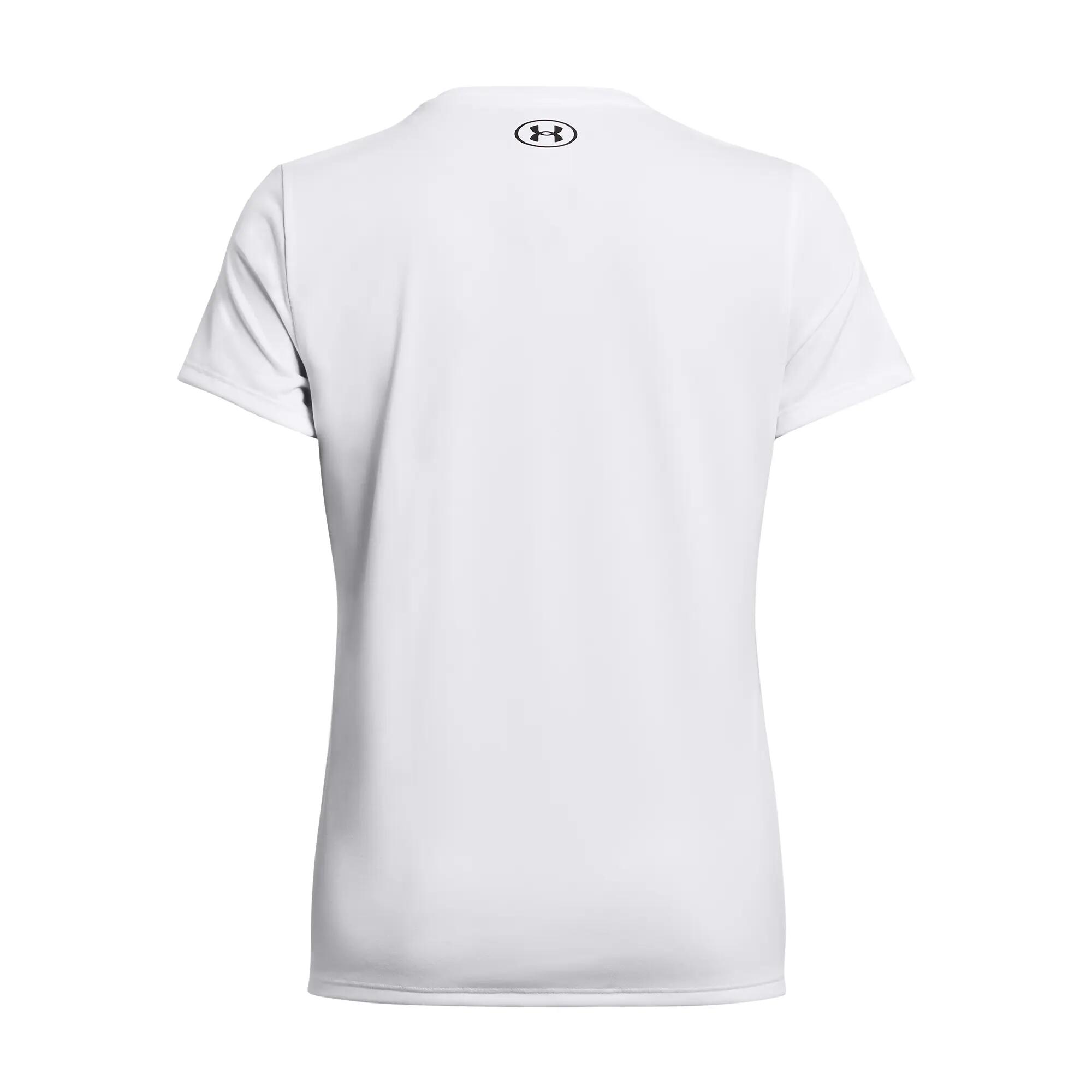 Camiseta Fitness Mujer Blanco Transpirable 5/5