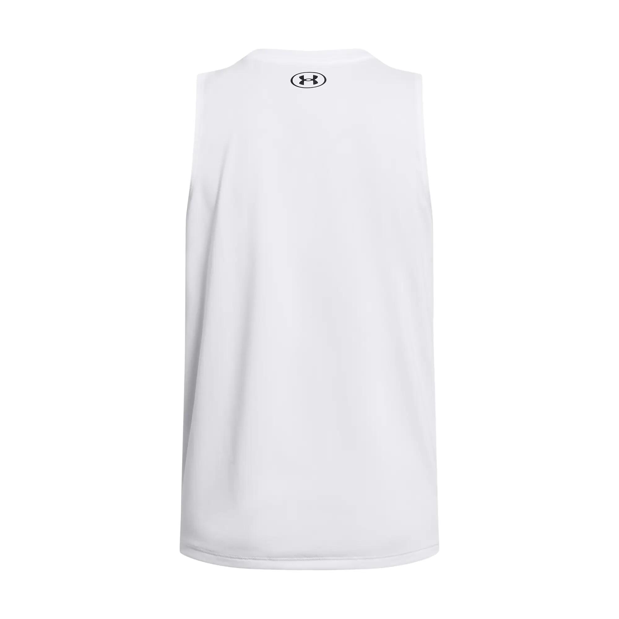 Canotta bianca Under Armour oversize traspirante 5/5