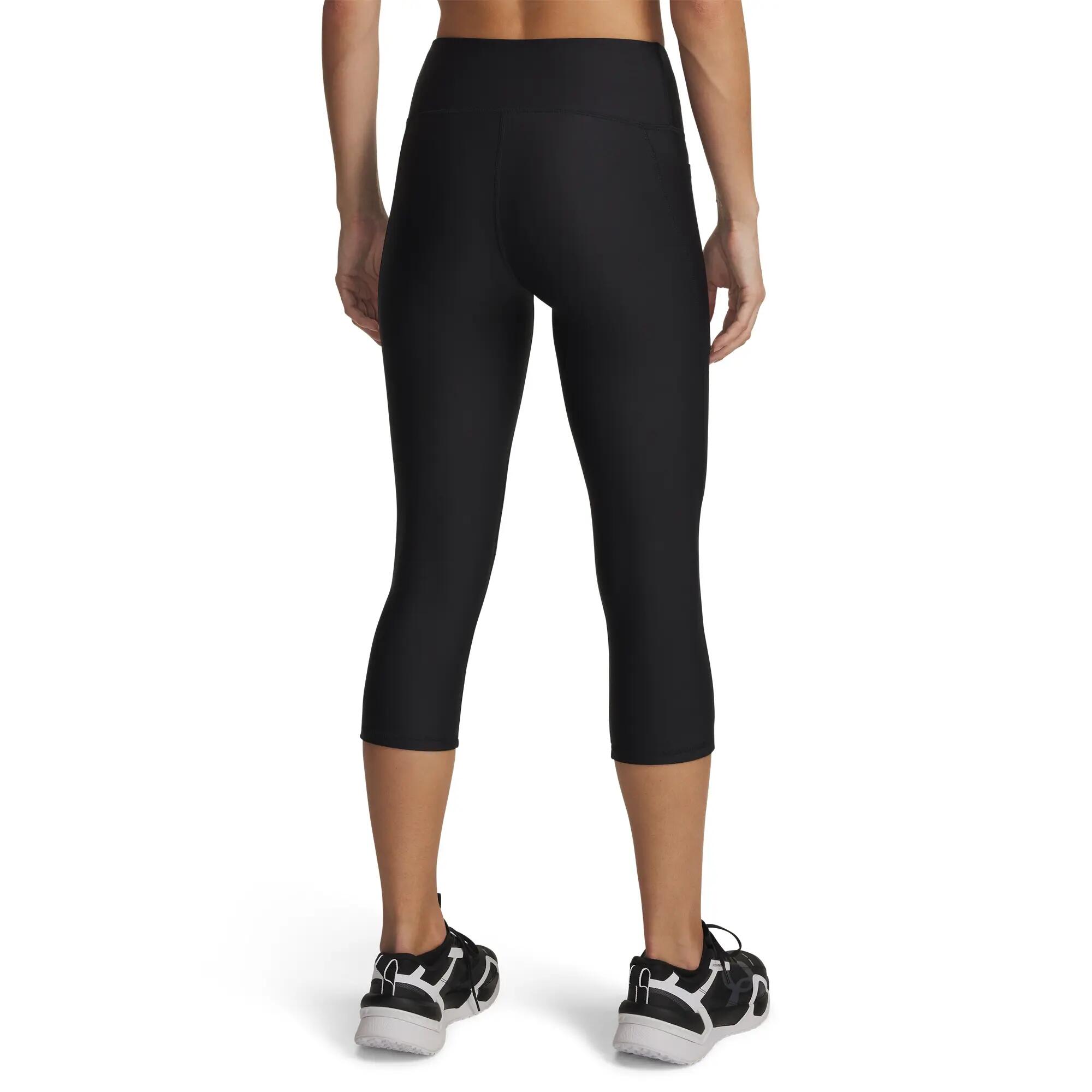 Leggings Pirata Fitness Mujer Negro Transpirables 3/5