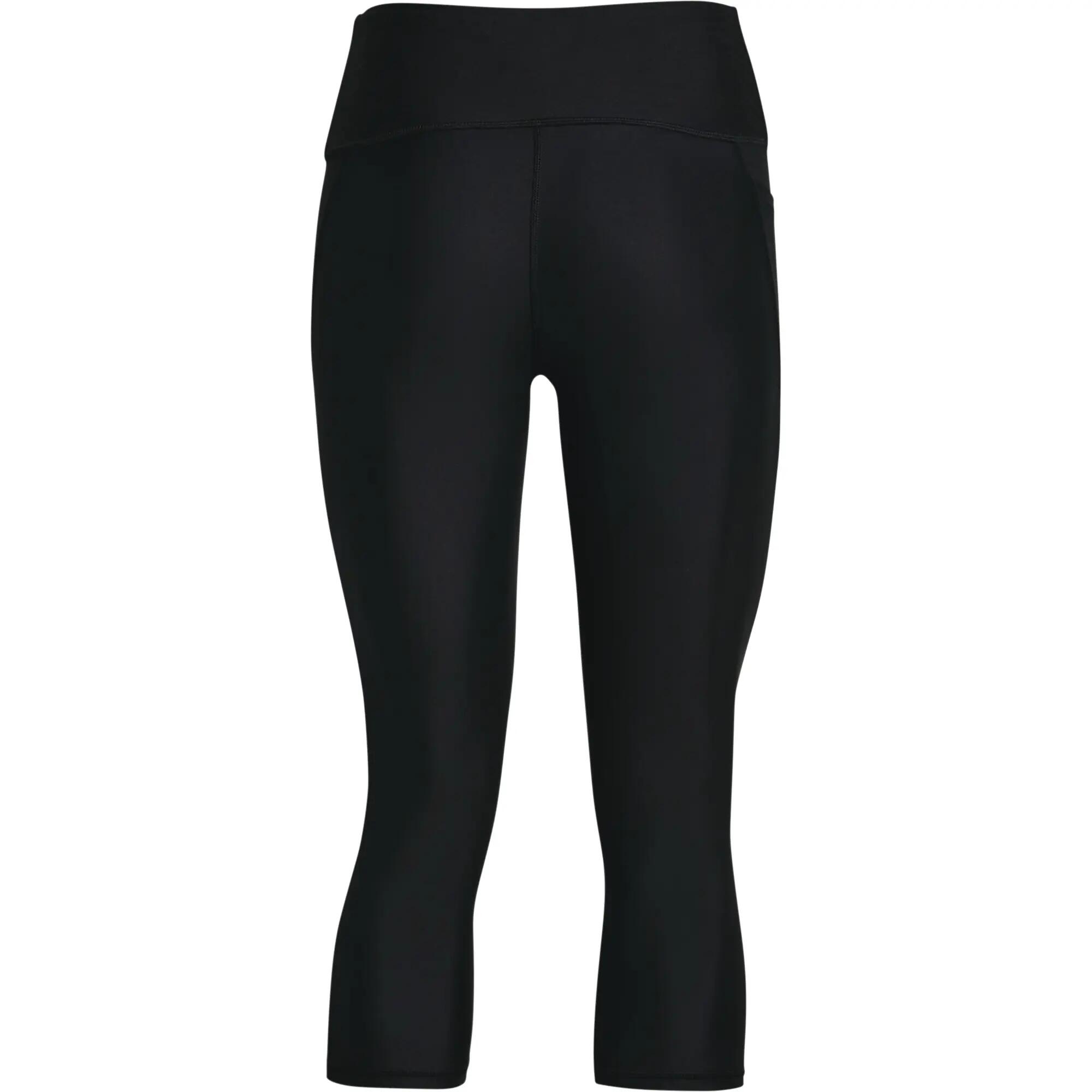 Leggings Pirata Fitness Mujer Negro Transpirables 4/5