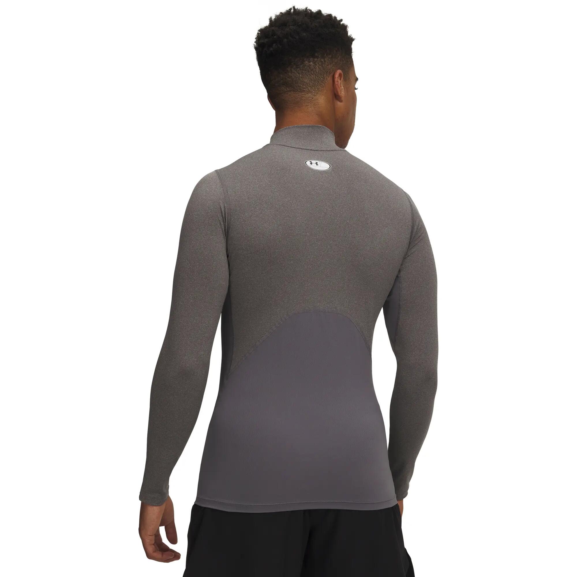 Samarreta Compressió Fitness Under Armour Home Gris Màniga Llarga 2/5