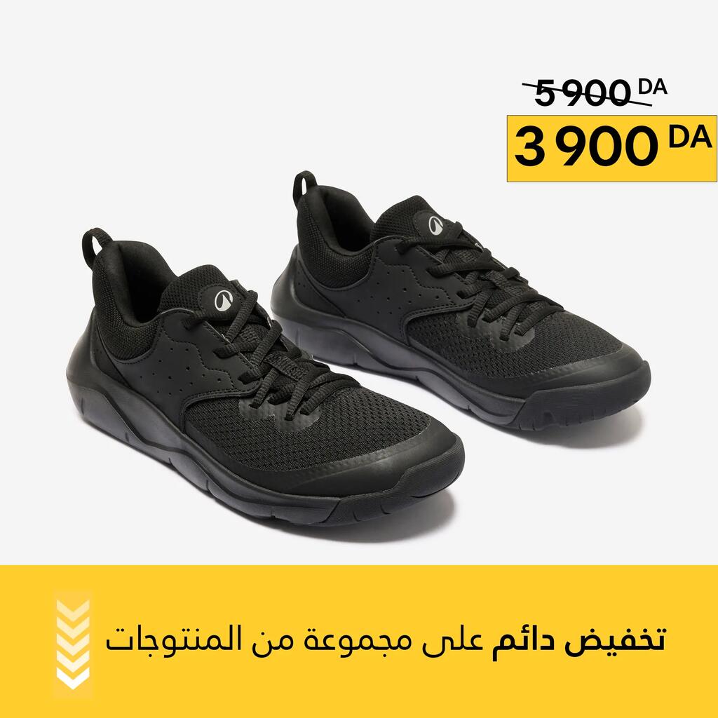 Chaussures multisport lacets légères enfant mixte, Playful Fast Noir