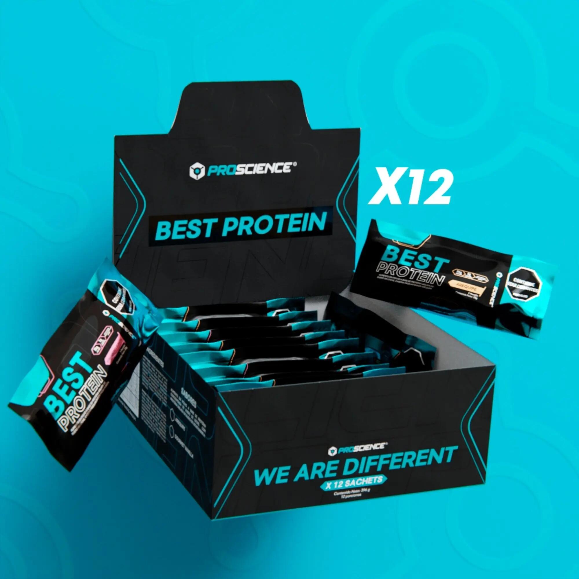 Sobre de proteína en polvo de aislado con caseína ProScience Best Protein, Choco 2/2
