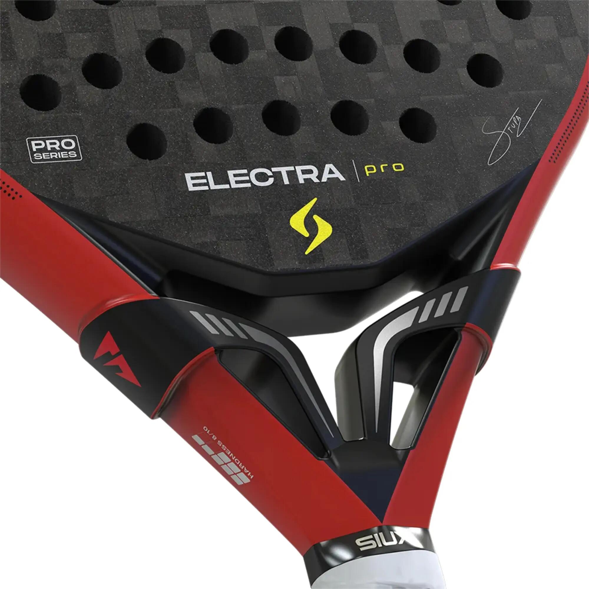 Pala de pàdel SIUX Electra Pro 2026 Fire Red.  Model Stupa 3/5