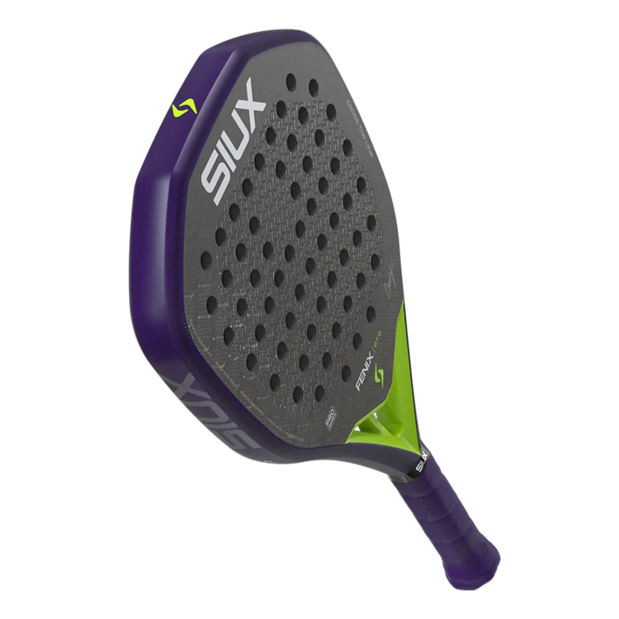 Pala de pàdel SIUX Fenix Pro 2026 Glow Purple. Ausburguer. 2/5