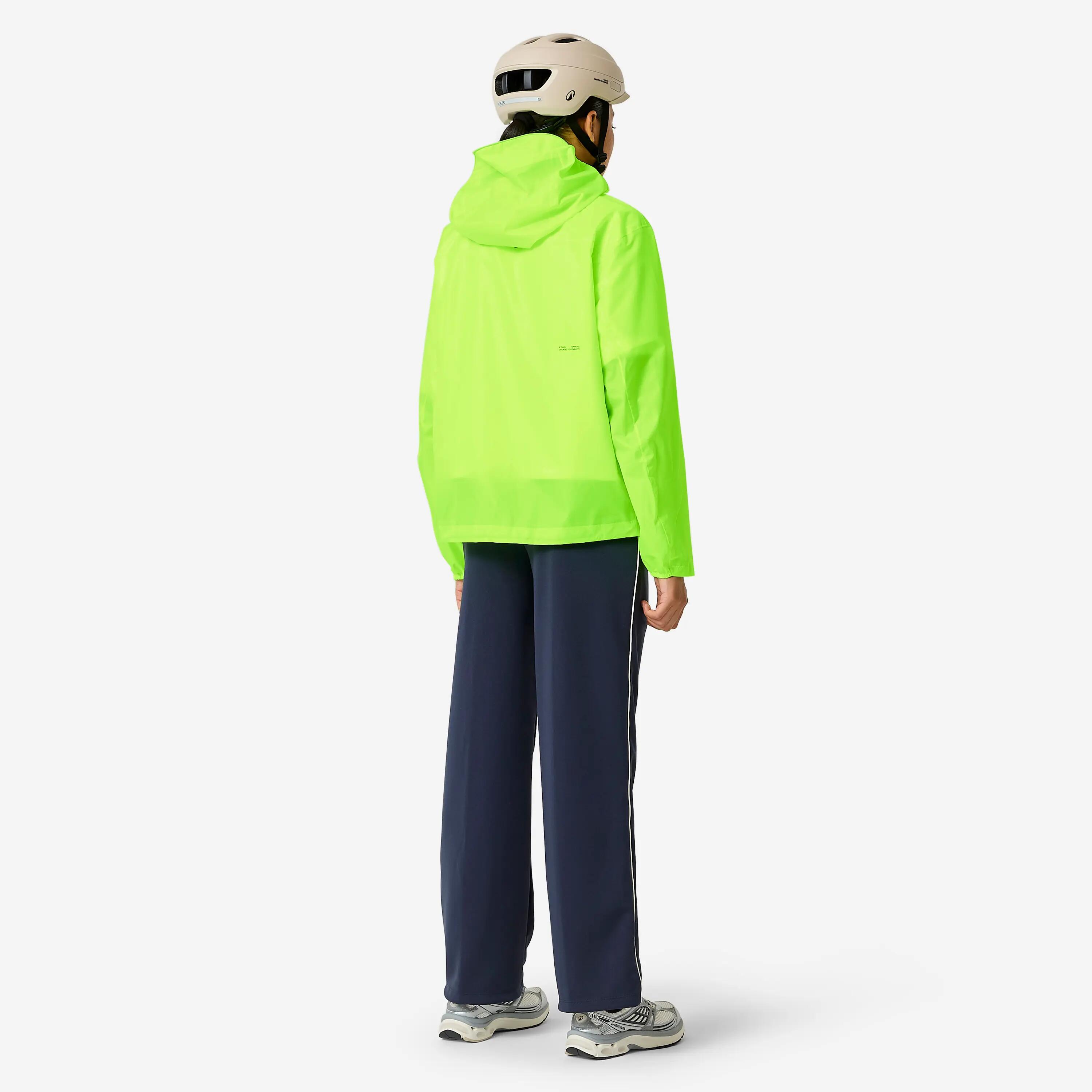 Unisex cyklistická pláštěnka 120 pro viditelnost ve dne 6/11