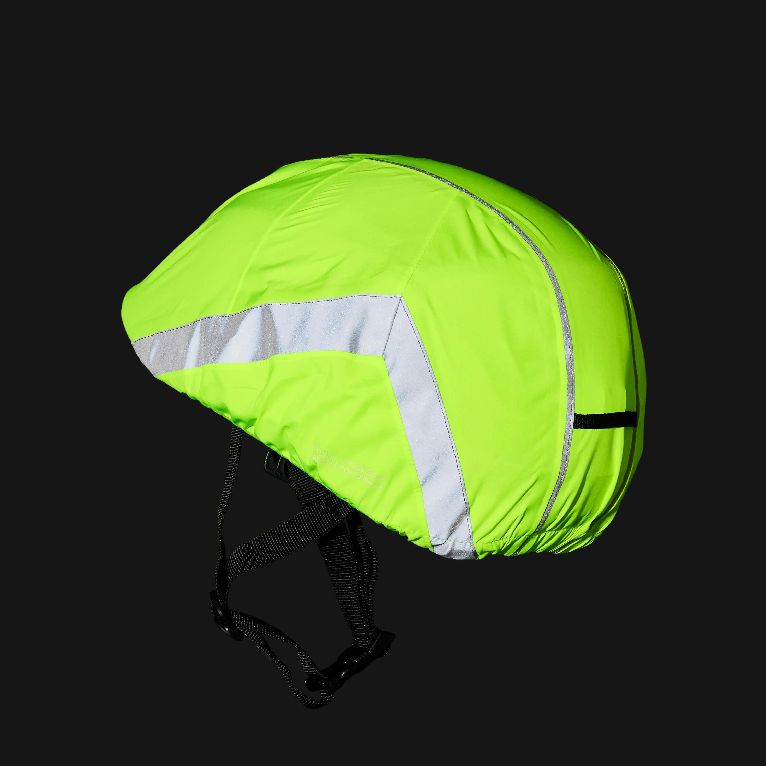 WATERDICHTE HELMCOVER 960 ZICHTBAARHEID DAG/NACHT FLUOGEEL 4/5