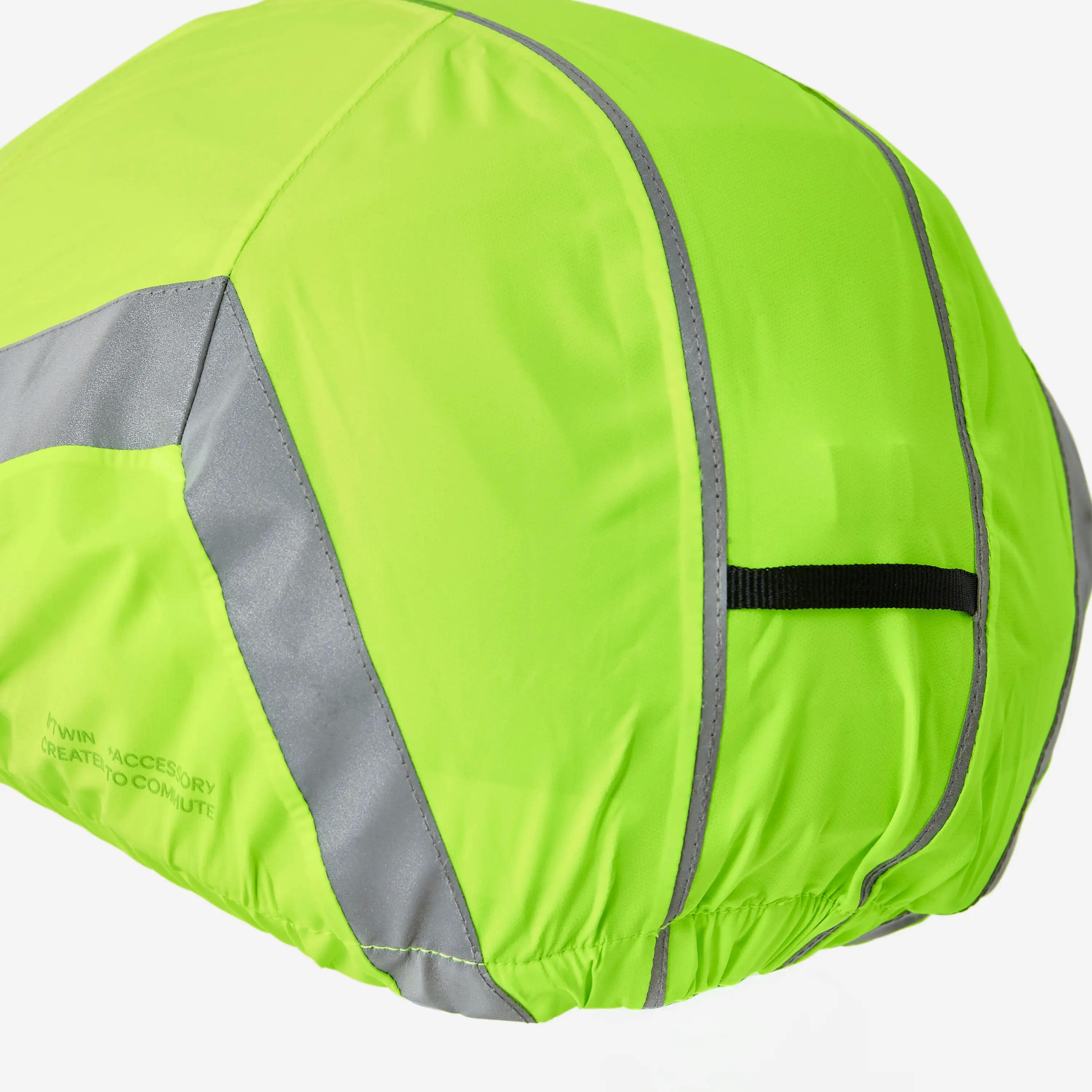 WATERDICHTE HELMCOVER 960 ZICHTBAARHEID DAG/NACHT FLUOGEEL 3/5