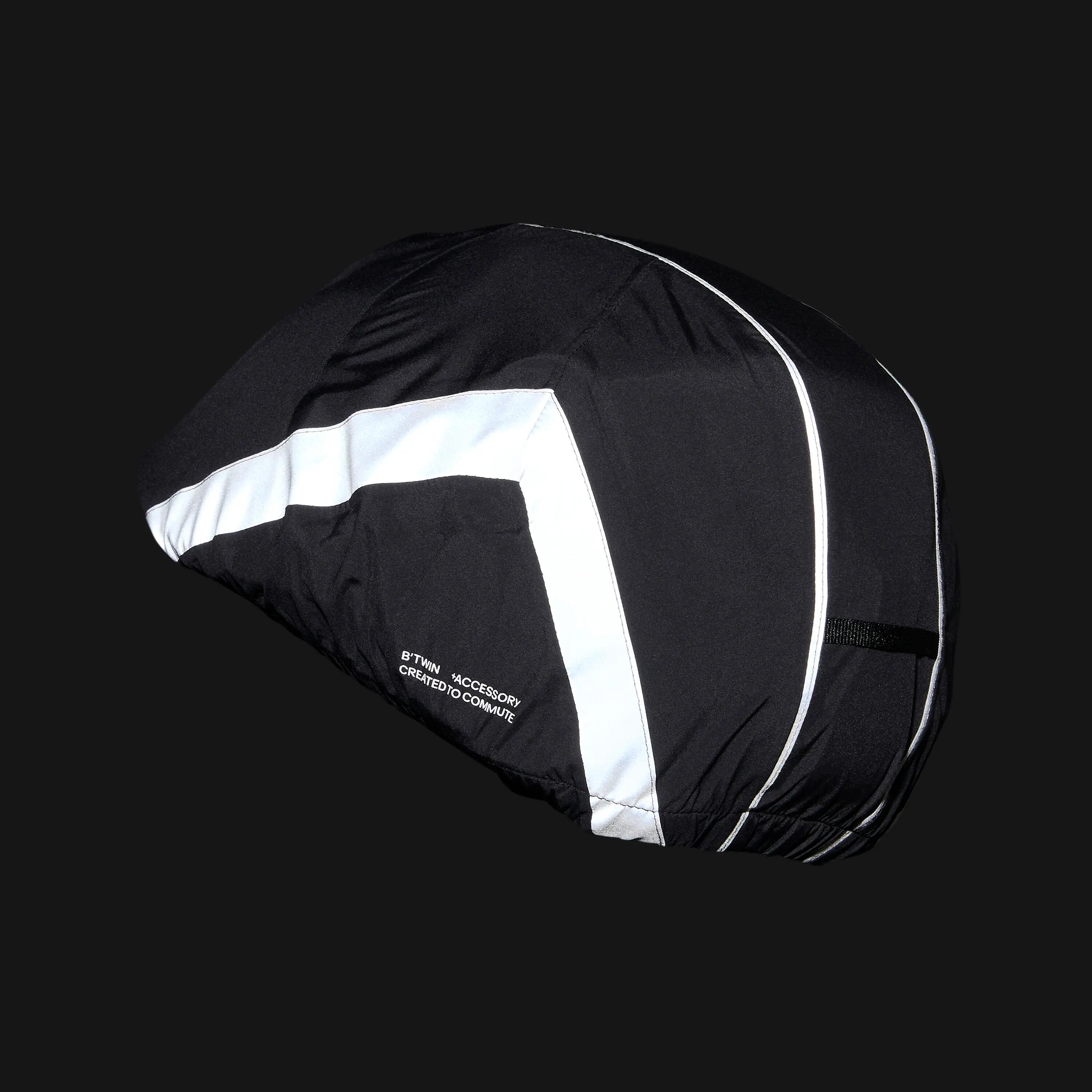 Funda Casco 940 Negro Impermeable Visibilidad Nocturna 4/5