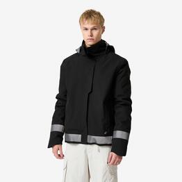 VESTE PLUIE CHAUDE VELO VILLE VISIBILITE NUIT 540 HOMME NOIR