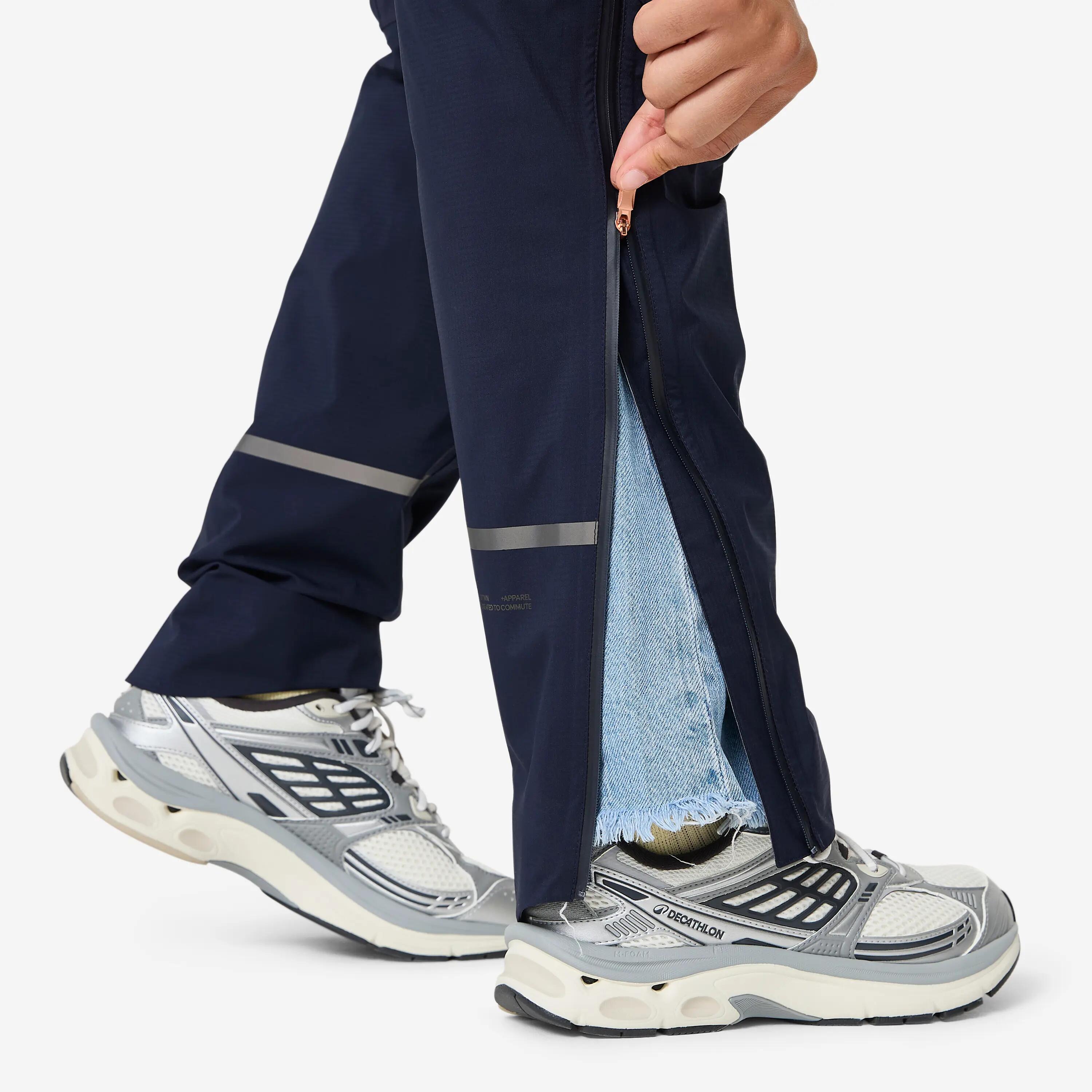 Velo-Regenhose Stadt 900 Damen blau  3/9