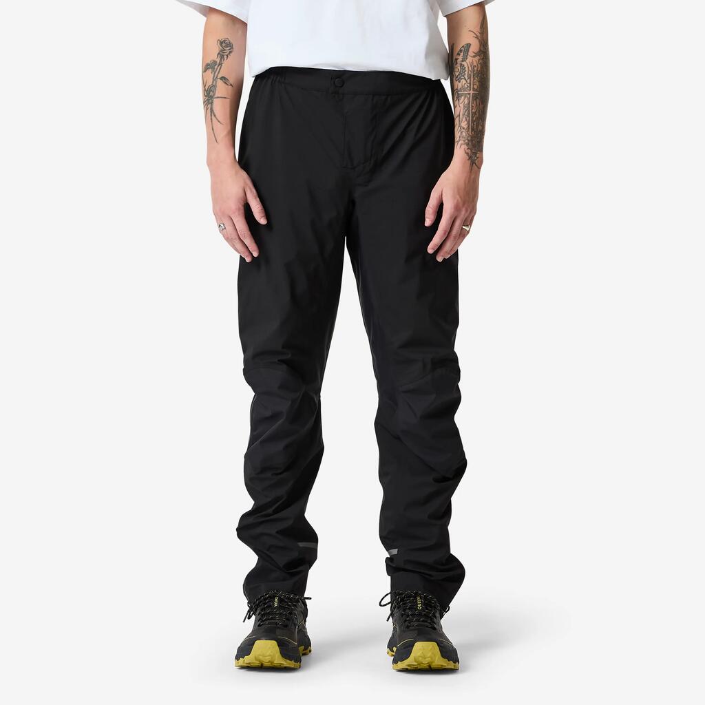 Men's City Cycling Rain Overtrousers 900 - Black