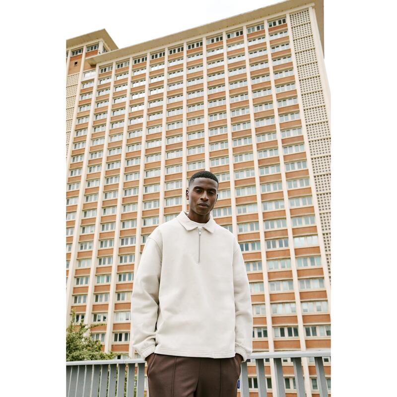 Erkek Sweatshirt - Bej - Heritage