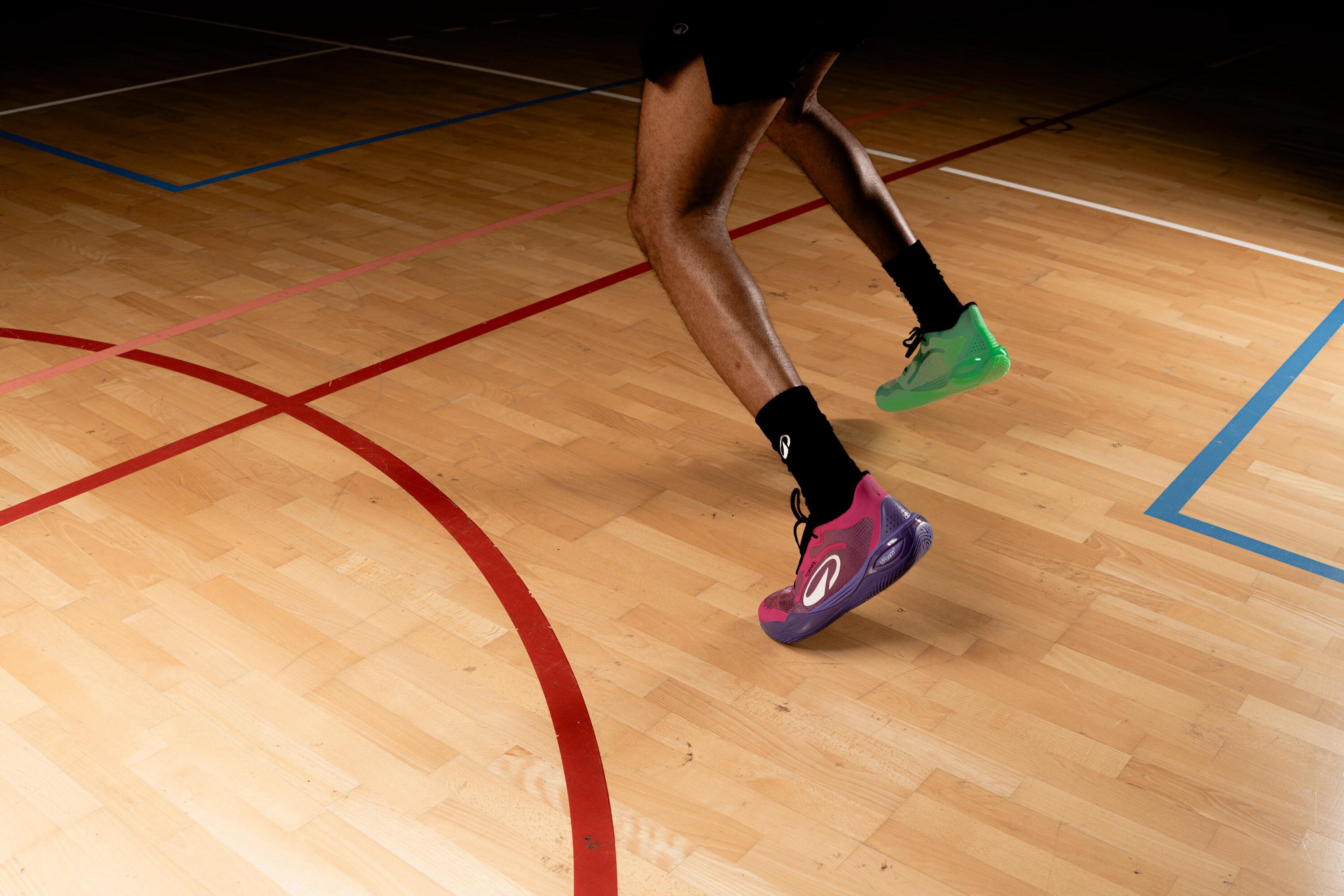 Scarpe basket adulto CANAVERAL 900 edizione Alex Sarr verde-lilla 13/19