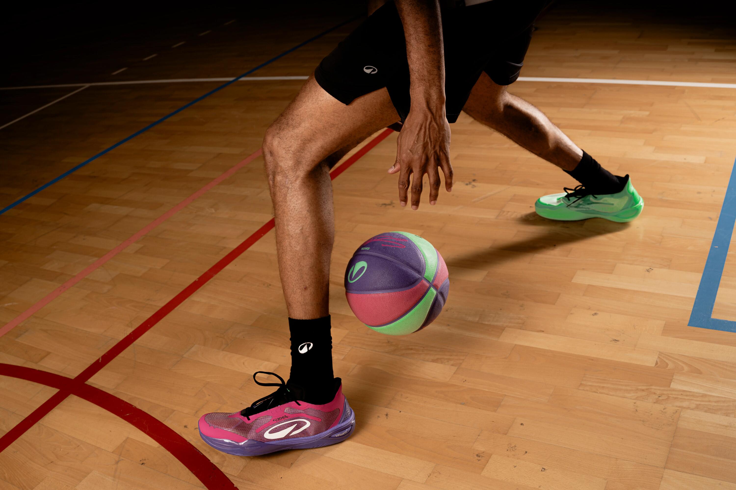 Scarpe basket adulto CANAVERAL 900 edizione Alex Sarr verde-lilla 9/19