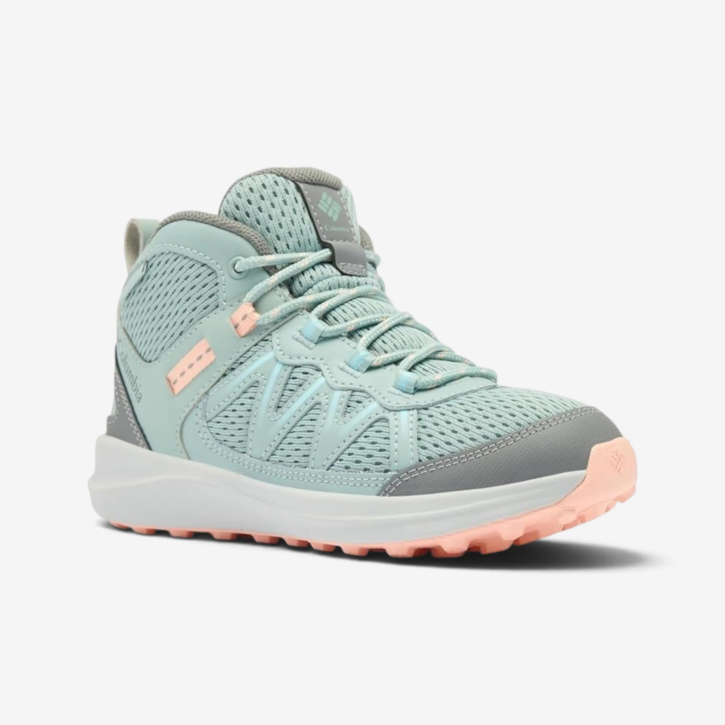 Wasserdichte Columbia Wanderschuhe Youth Peakfreak Mid WP Junior, Blush Rose 2/5