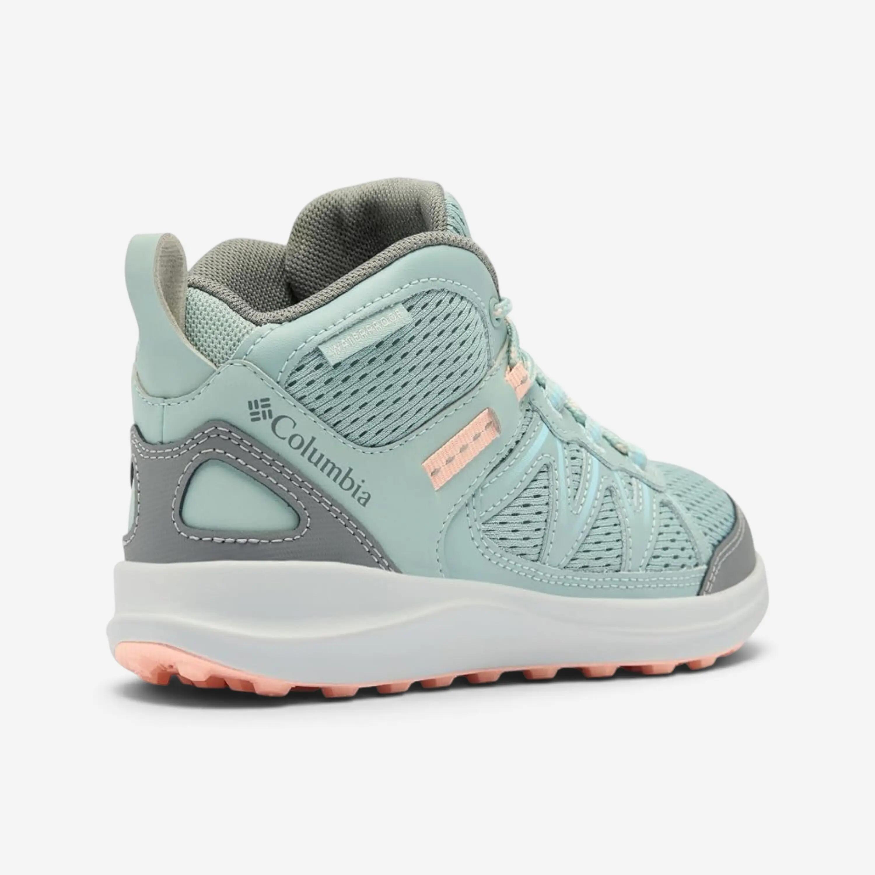 Wasserdichte Columbia Wanderschuhe Youth Peakfreak Mid WP Junior, Blush Rose 4/5