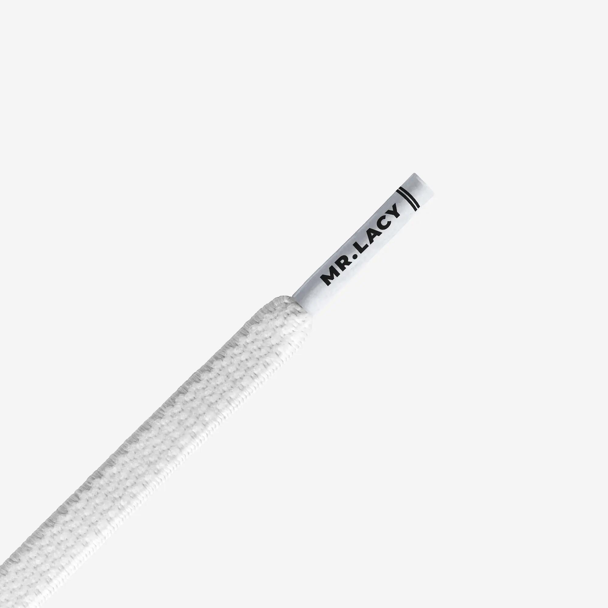 Lacets Elastiques Blanc 110 cm lifestyle ultra confortables unisexe Flexies 3/3